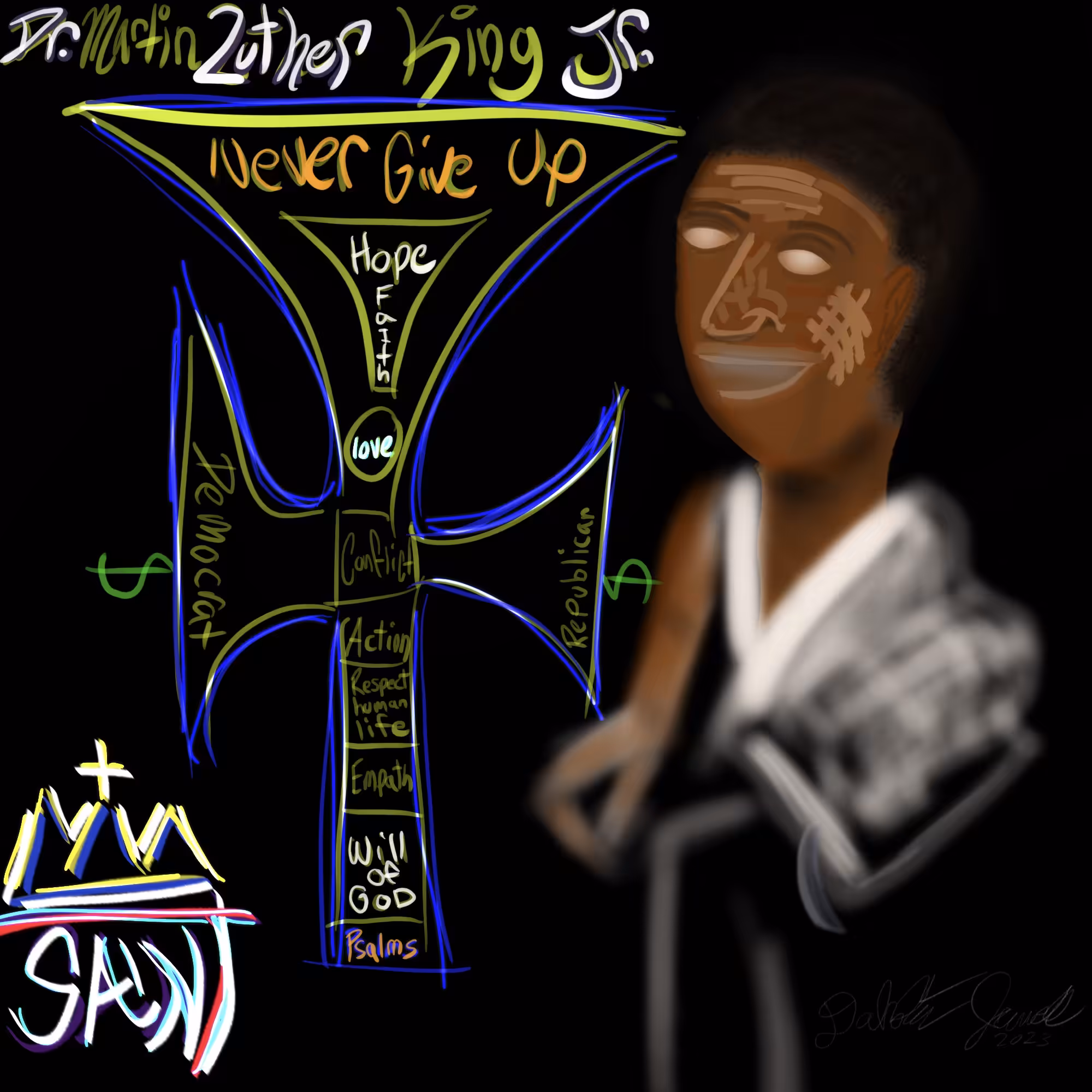 Basquiā Protégé: Saintification of Dr. Martin Luther King jr.