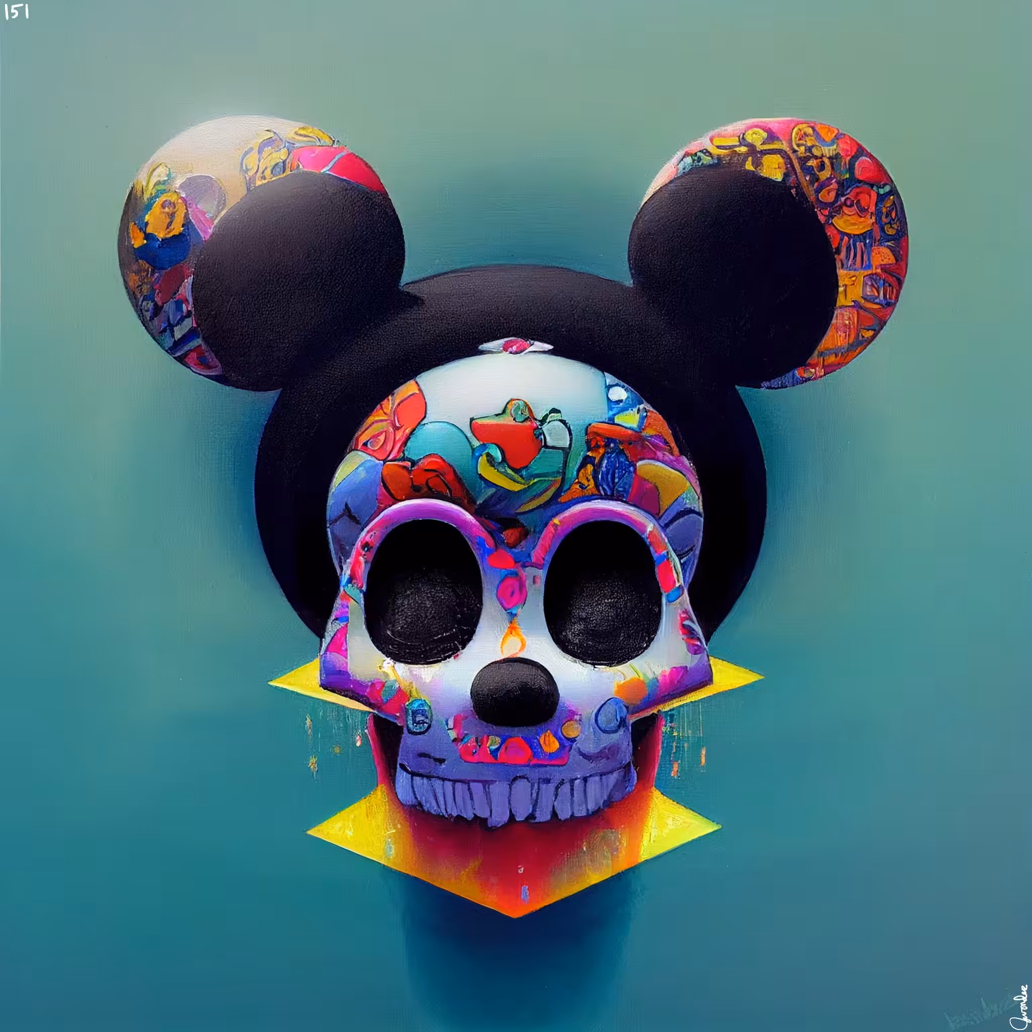 sugar skull #151