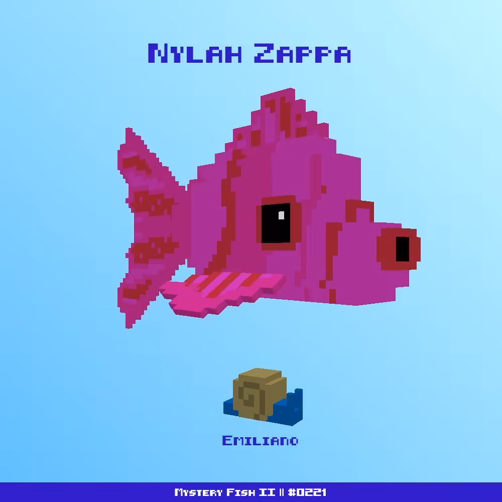 Nylah Zappa :: Mystery Fish 0221/1000 