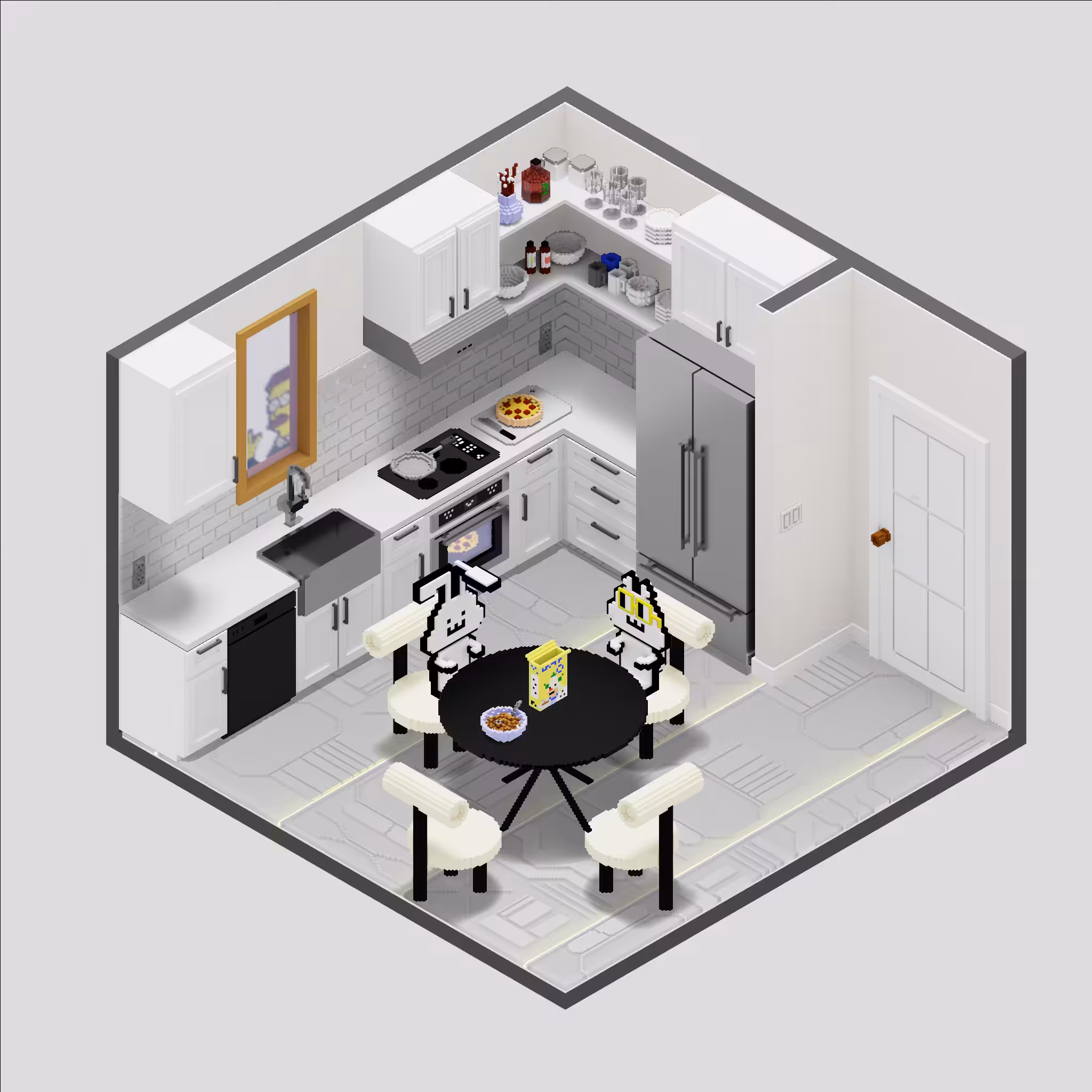 Many-Rooms Interpretation: Kitchen: Kitchen #16
