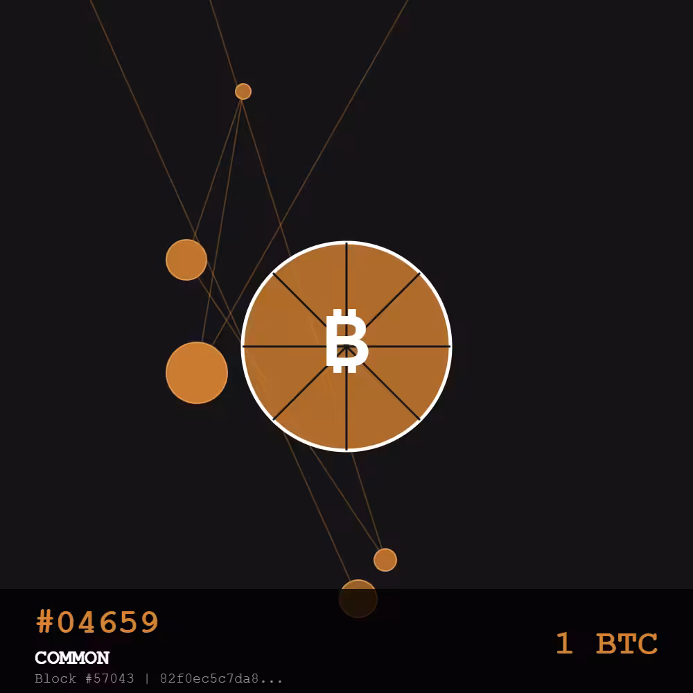 🍕 Bitcoin Pizza Genesis: 10K — COMMON #04659