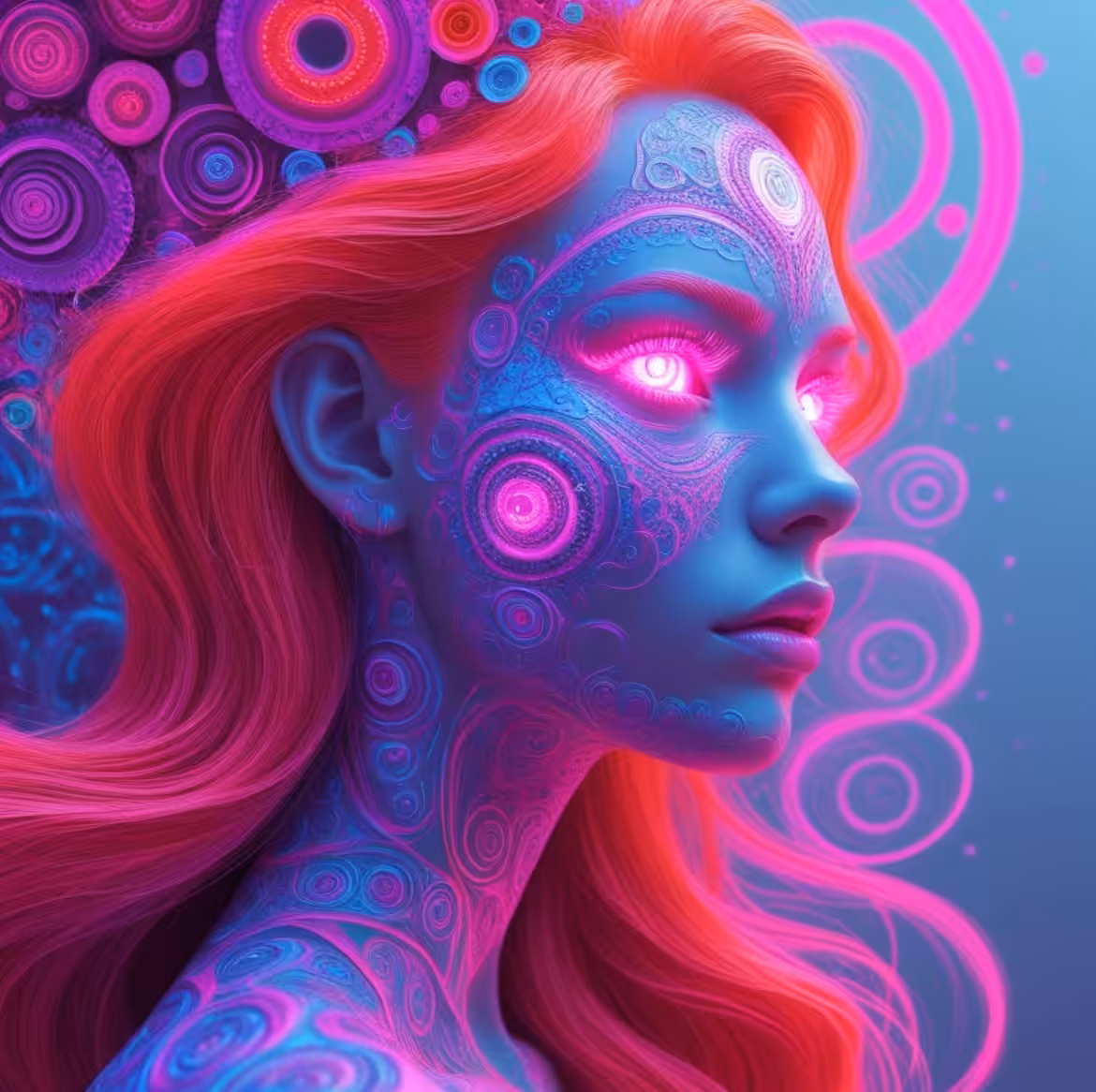 Neon pink