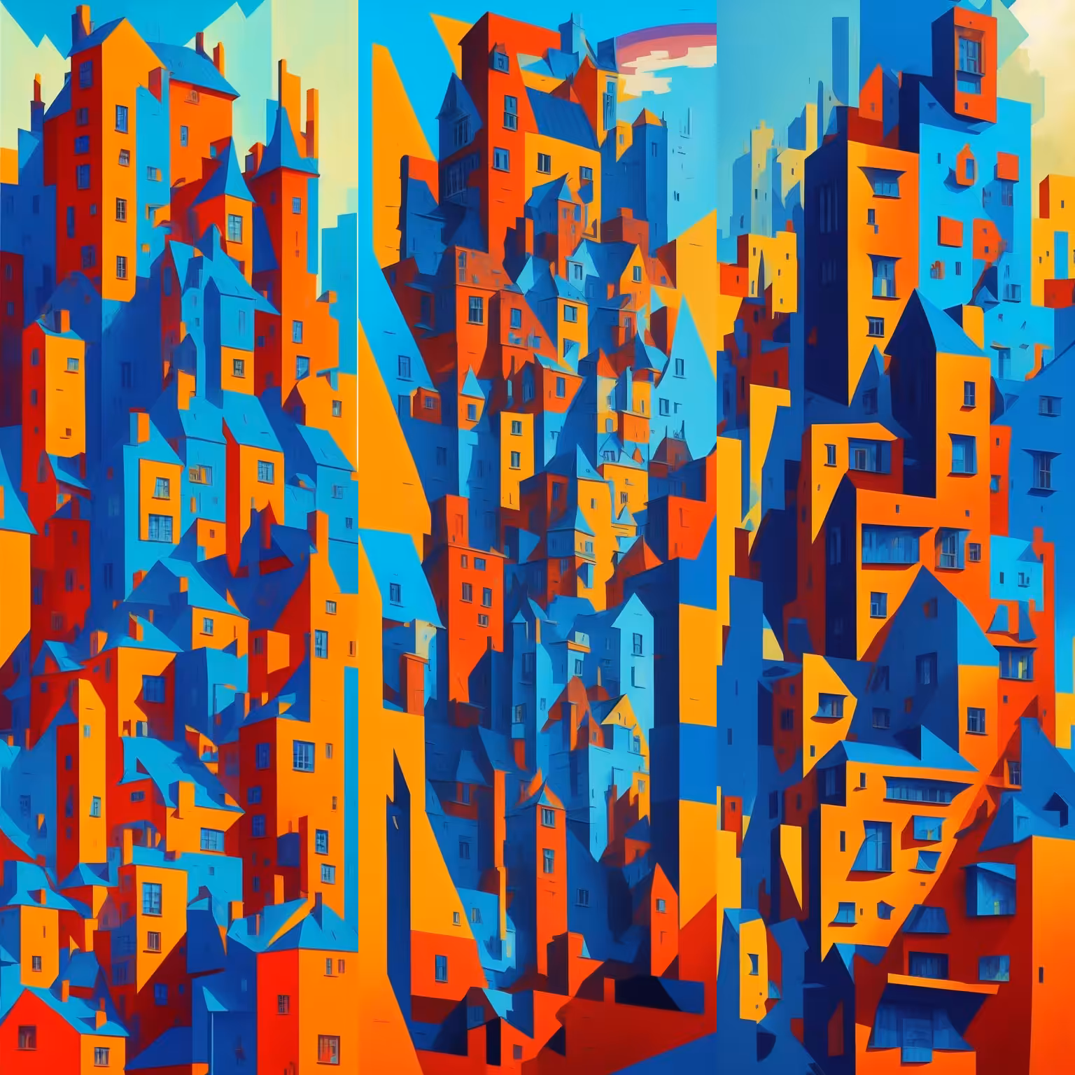 Cubism Buildings #1