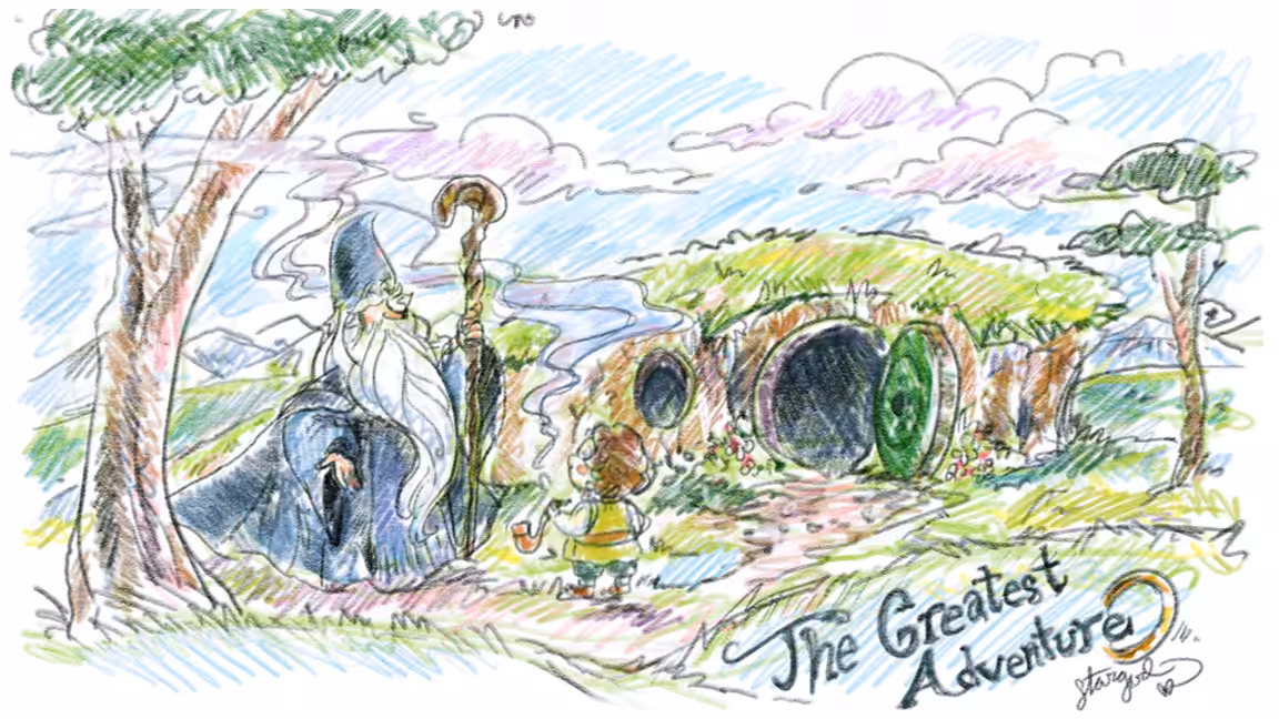 Fanart Sketch "The Greatest Adventure"