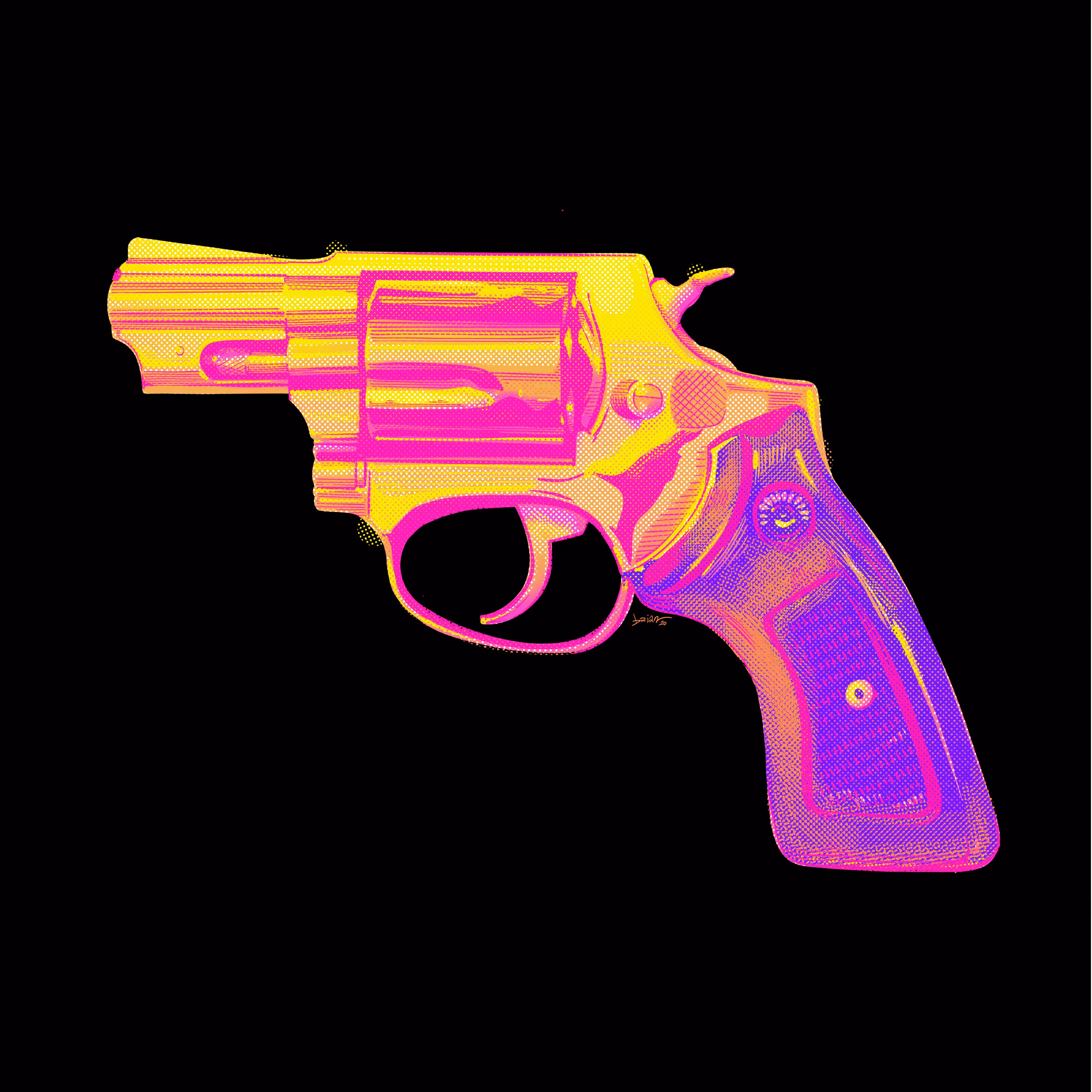 Pop Pop Pop Digital Illustration