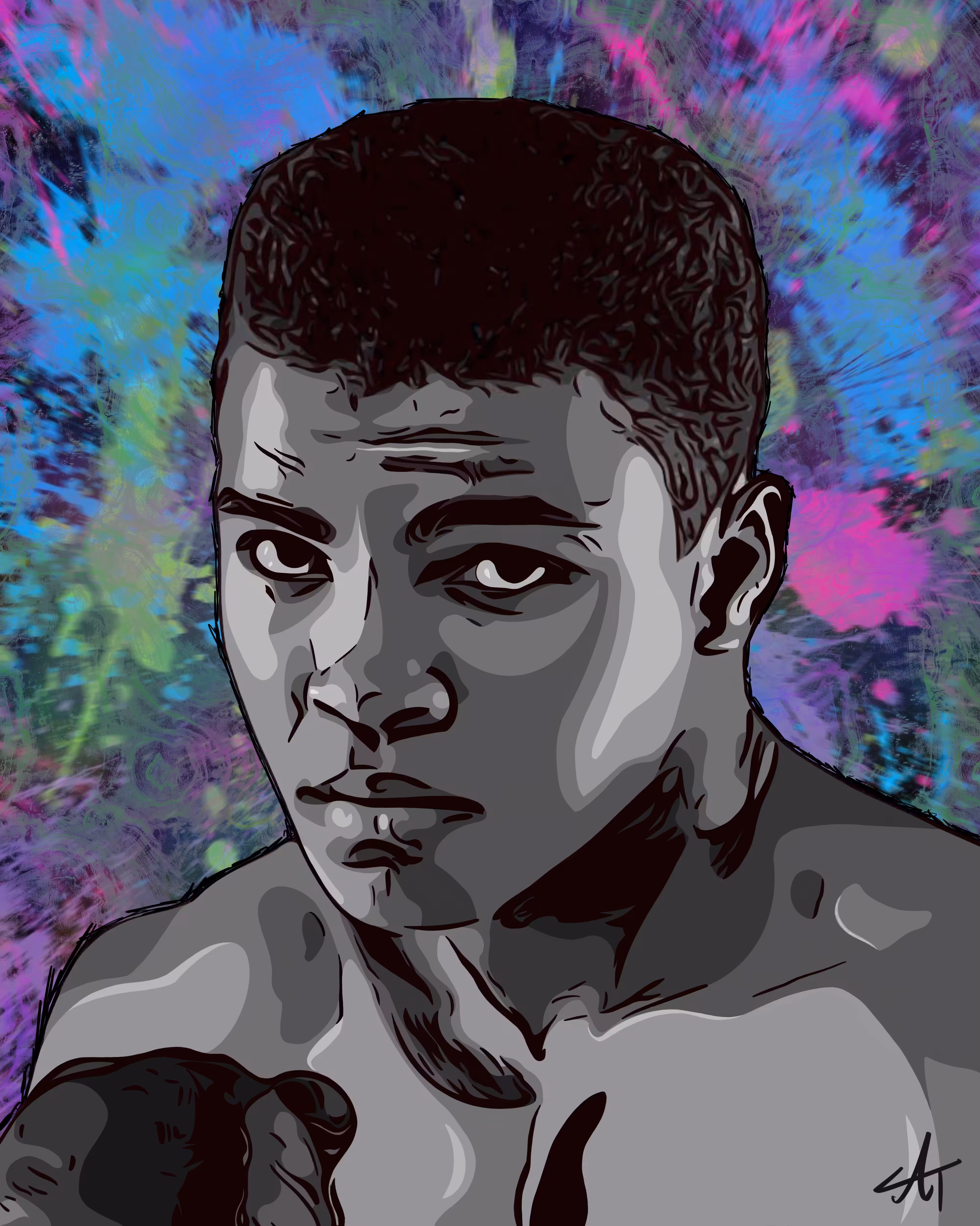 Paintings by AT