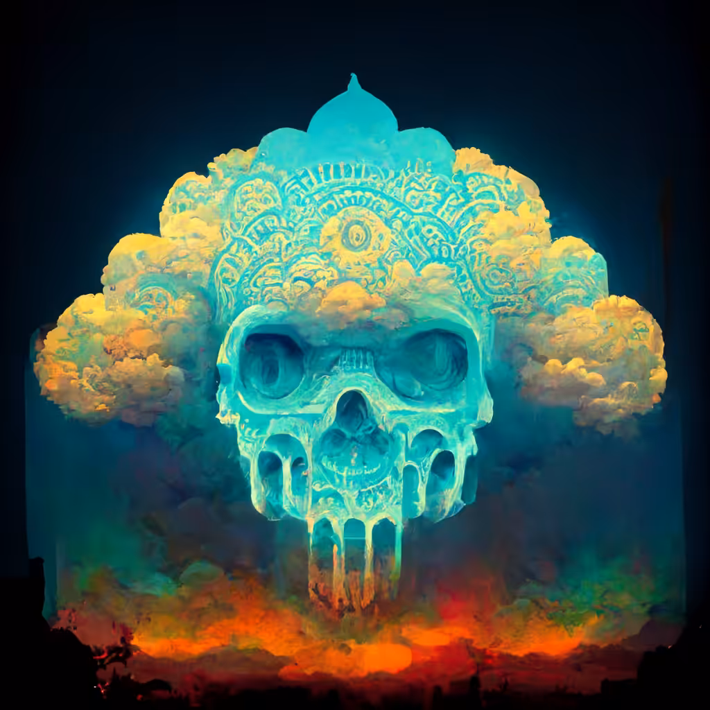 Skull #2 India - Celebrate 75 years of independence
