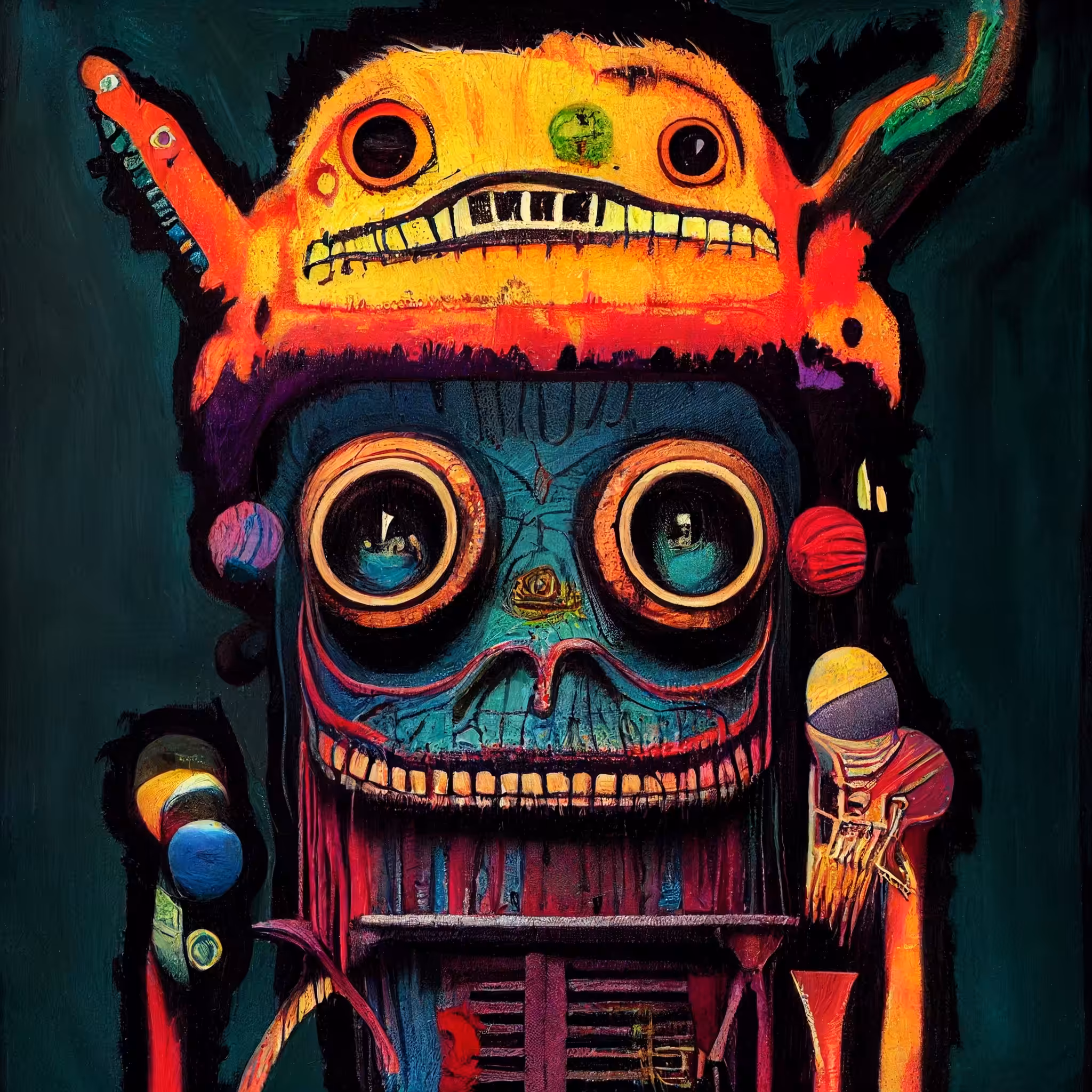 Basquiat Little Creatures: Little Creature #00420