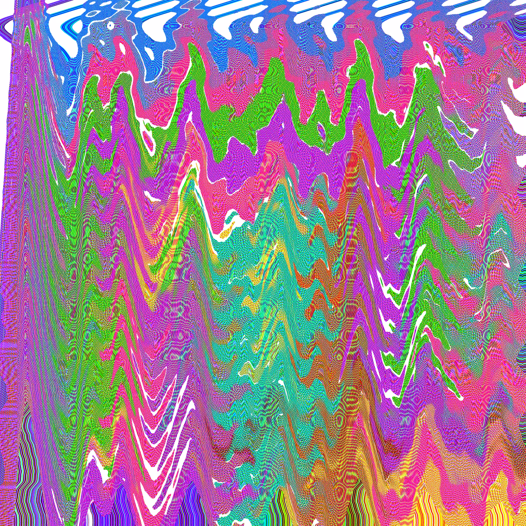 halftone waves study,2021 @curiofringe
