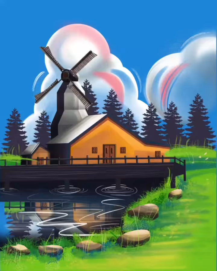 VILLAGE WIND MILL 1/1
