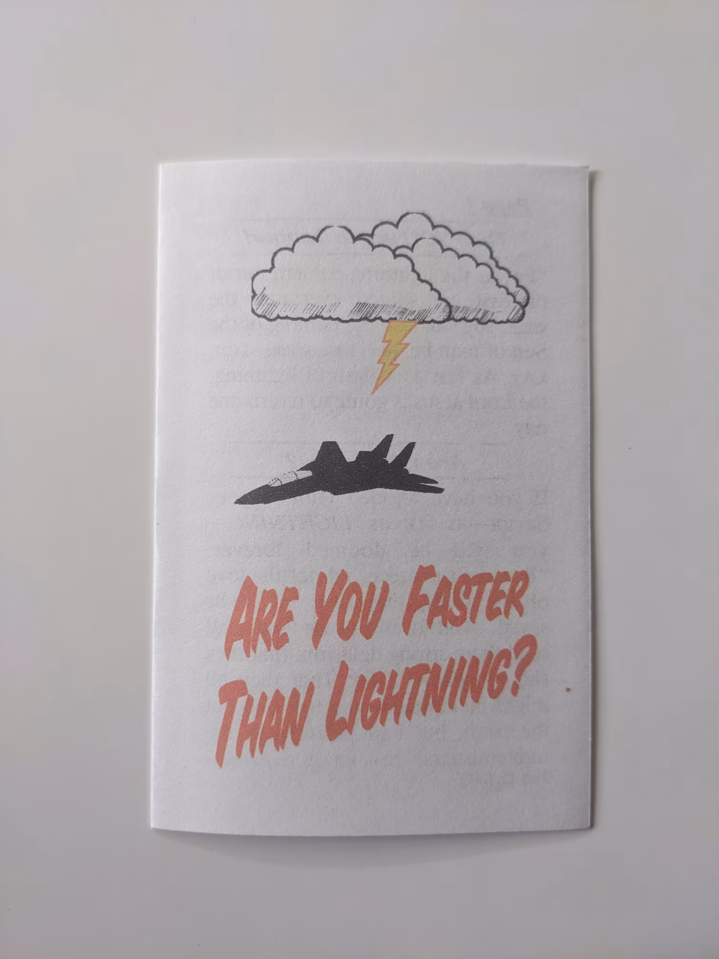 Are You Faster Than Lightning?
