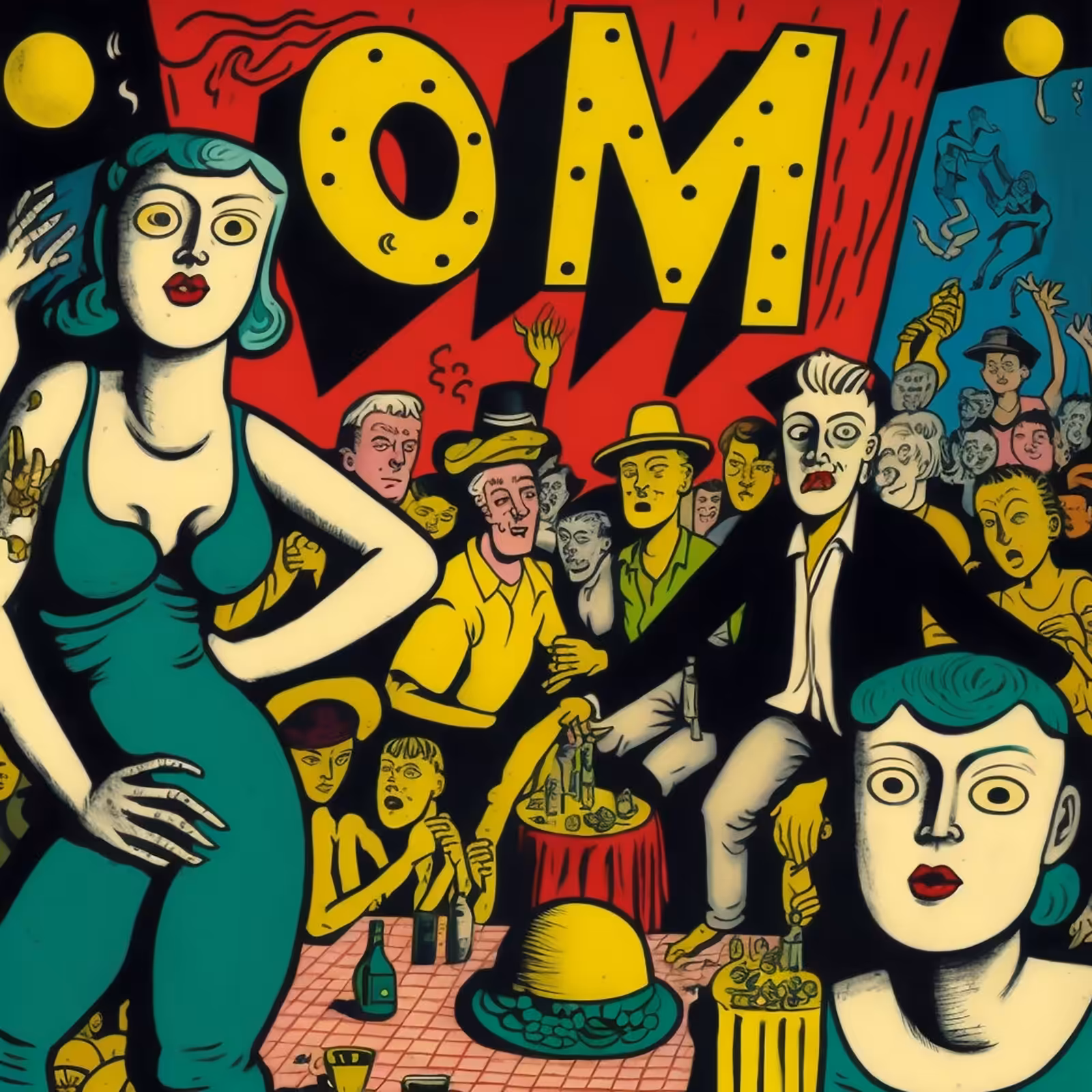OM Lady in Green