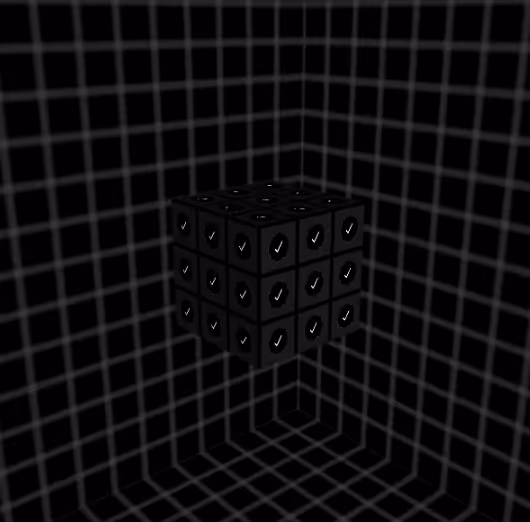 Black Rubik Checks