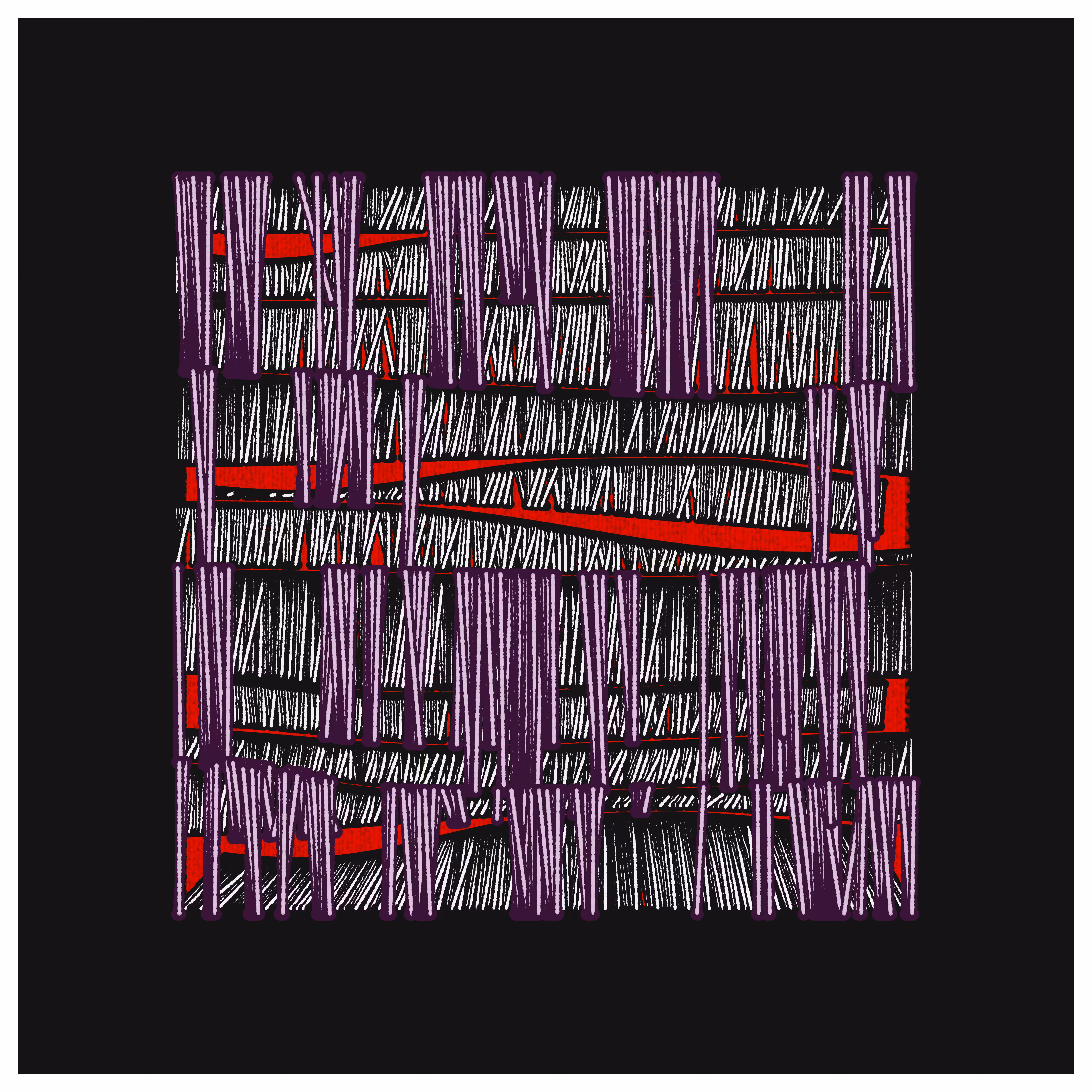 Weavings of Time and Memory - Purple Version #004