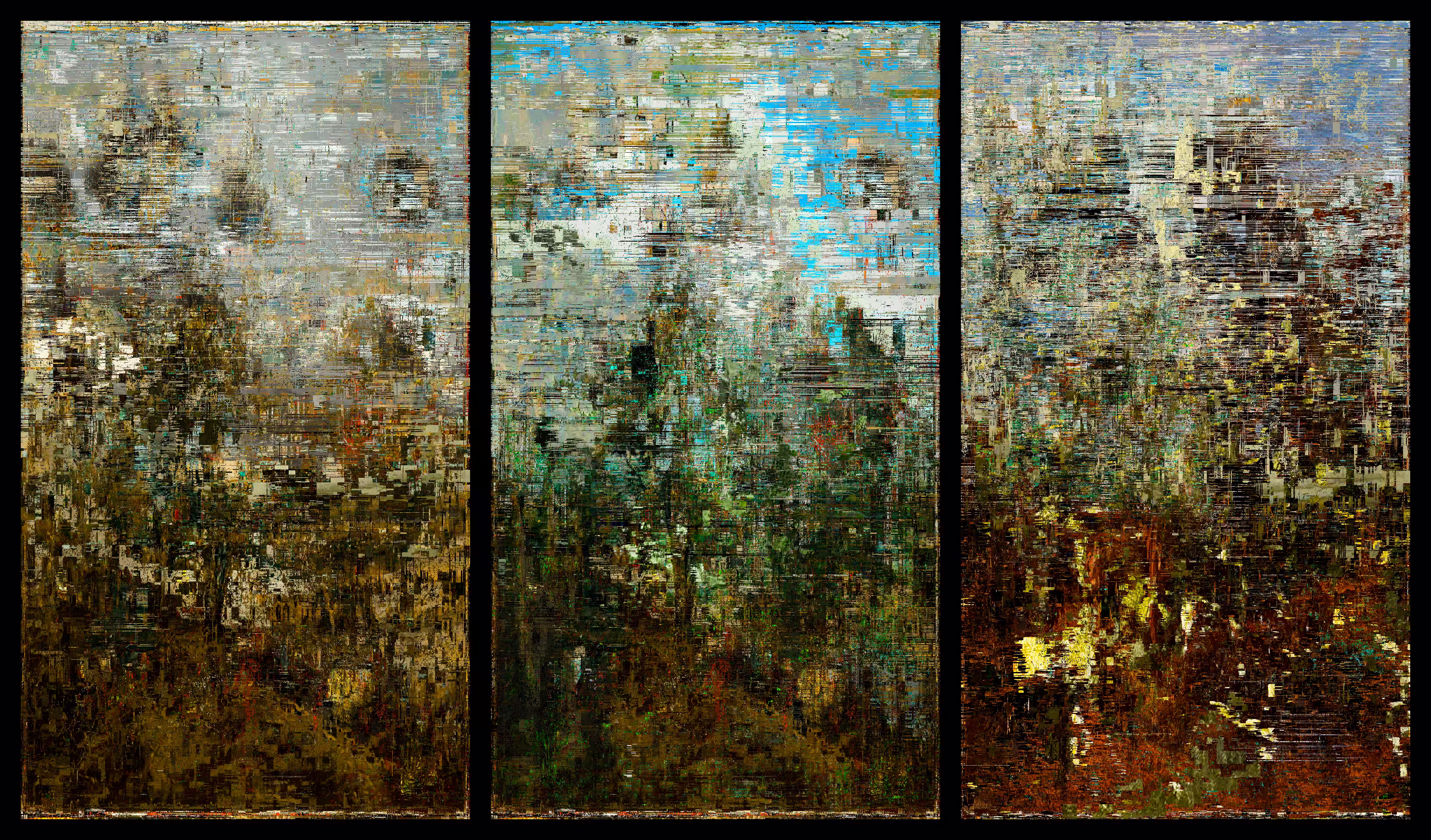Triptych of the emotional geographies. The exaltation of the territory 