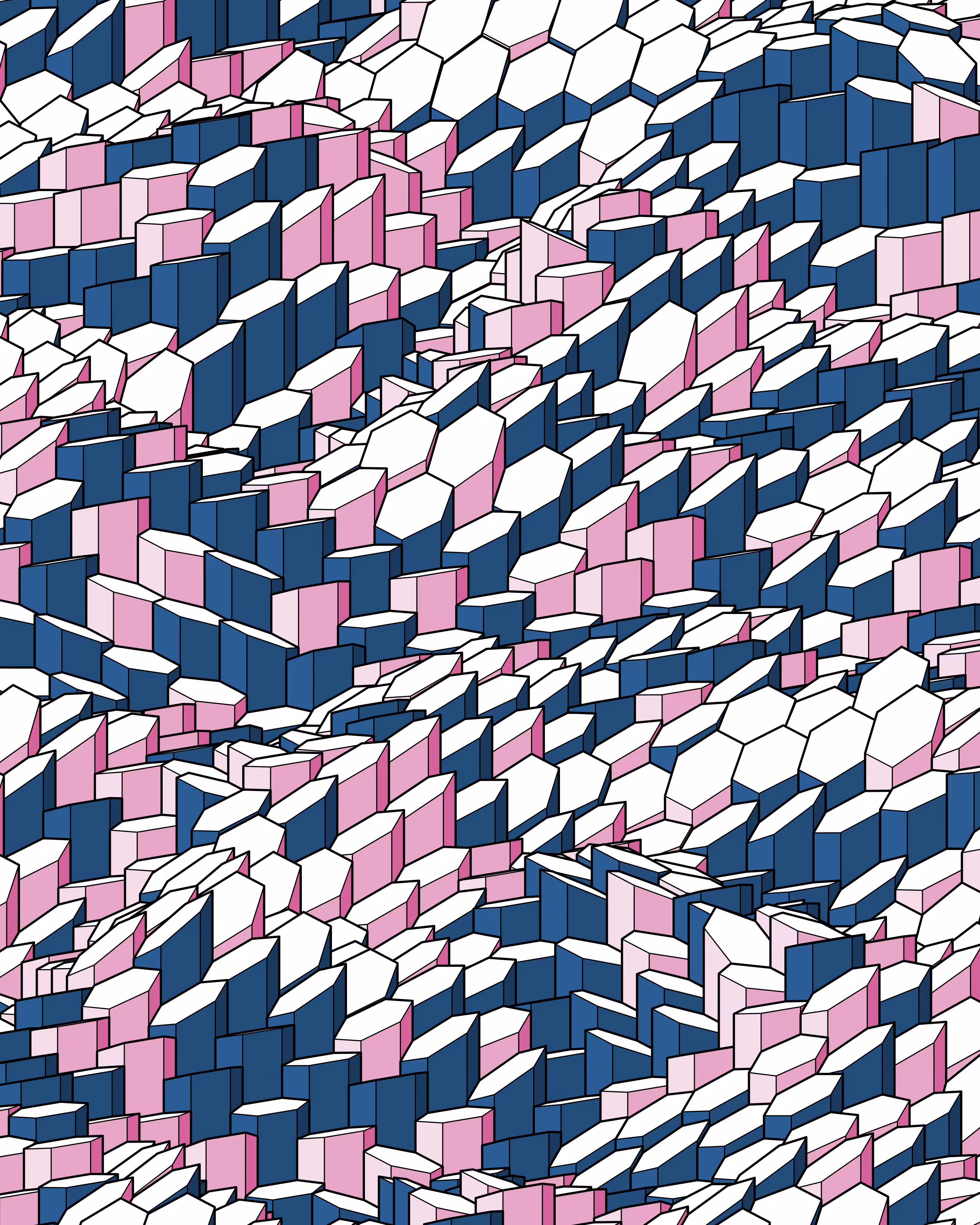 Hexagones Landscape #305