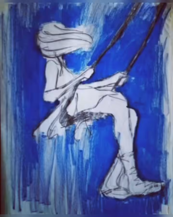 blue