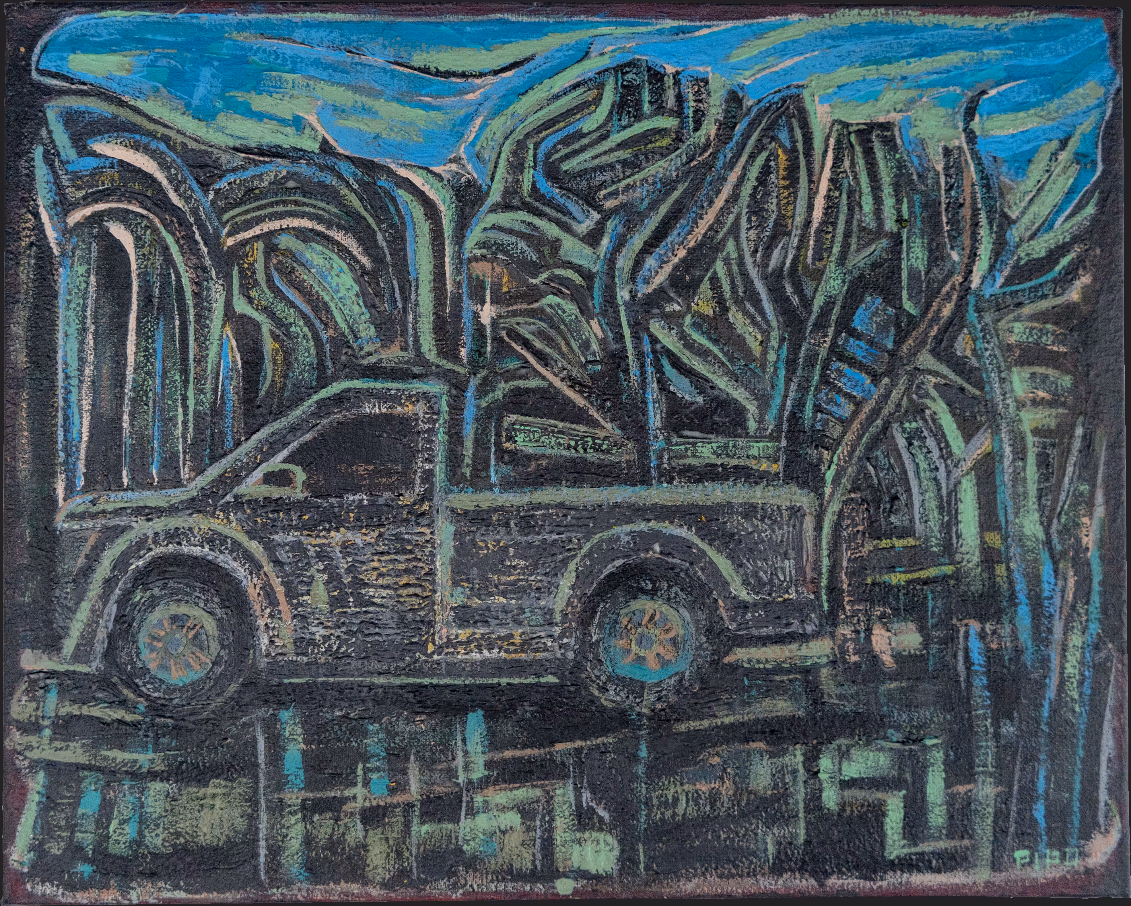 Truck in the park