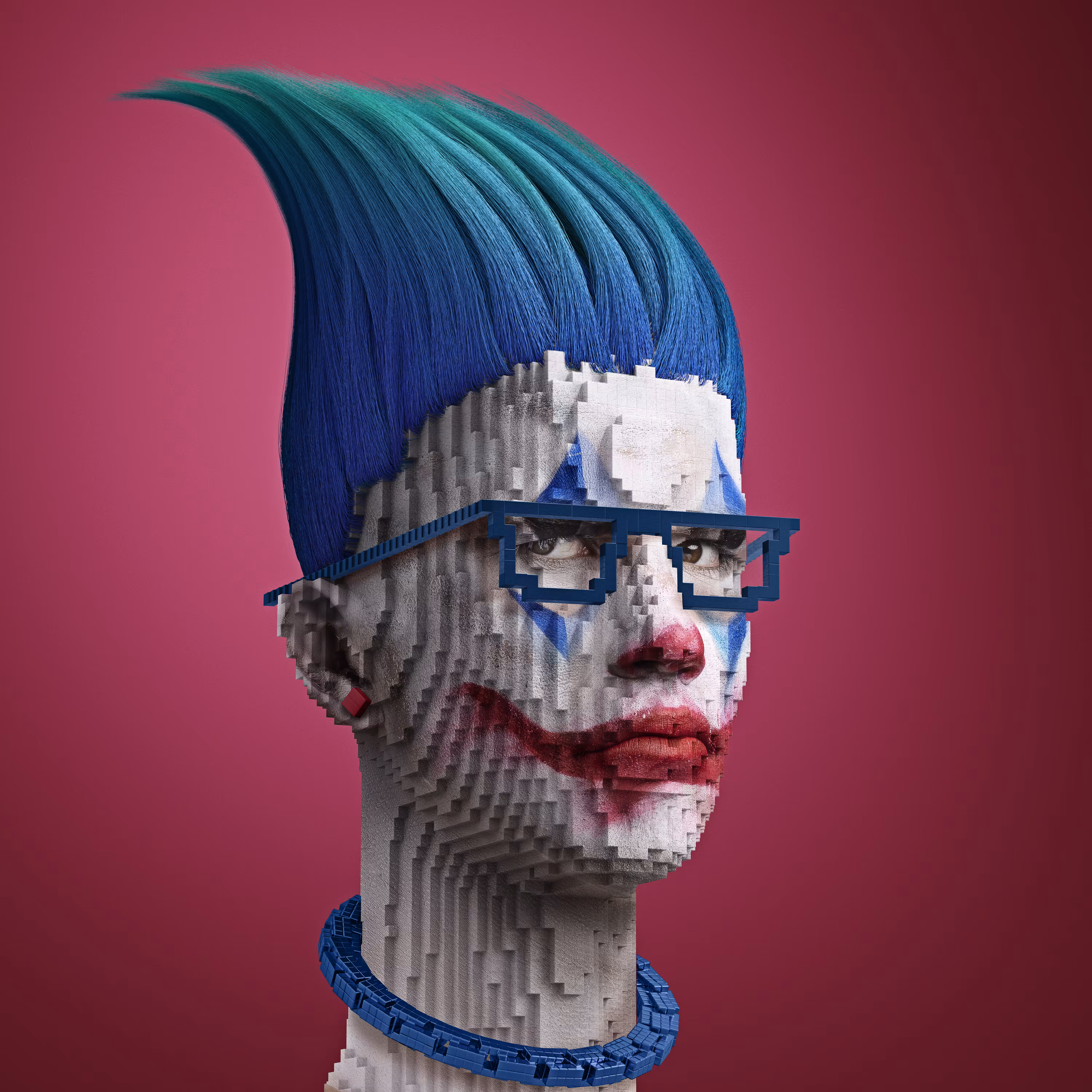 Block Head Punk 100
