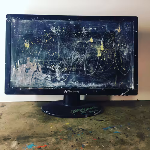 Painted Monitor 1