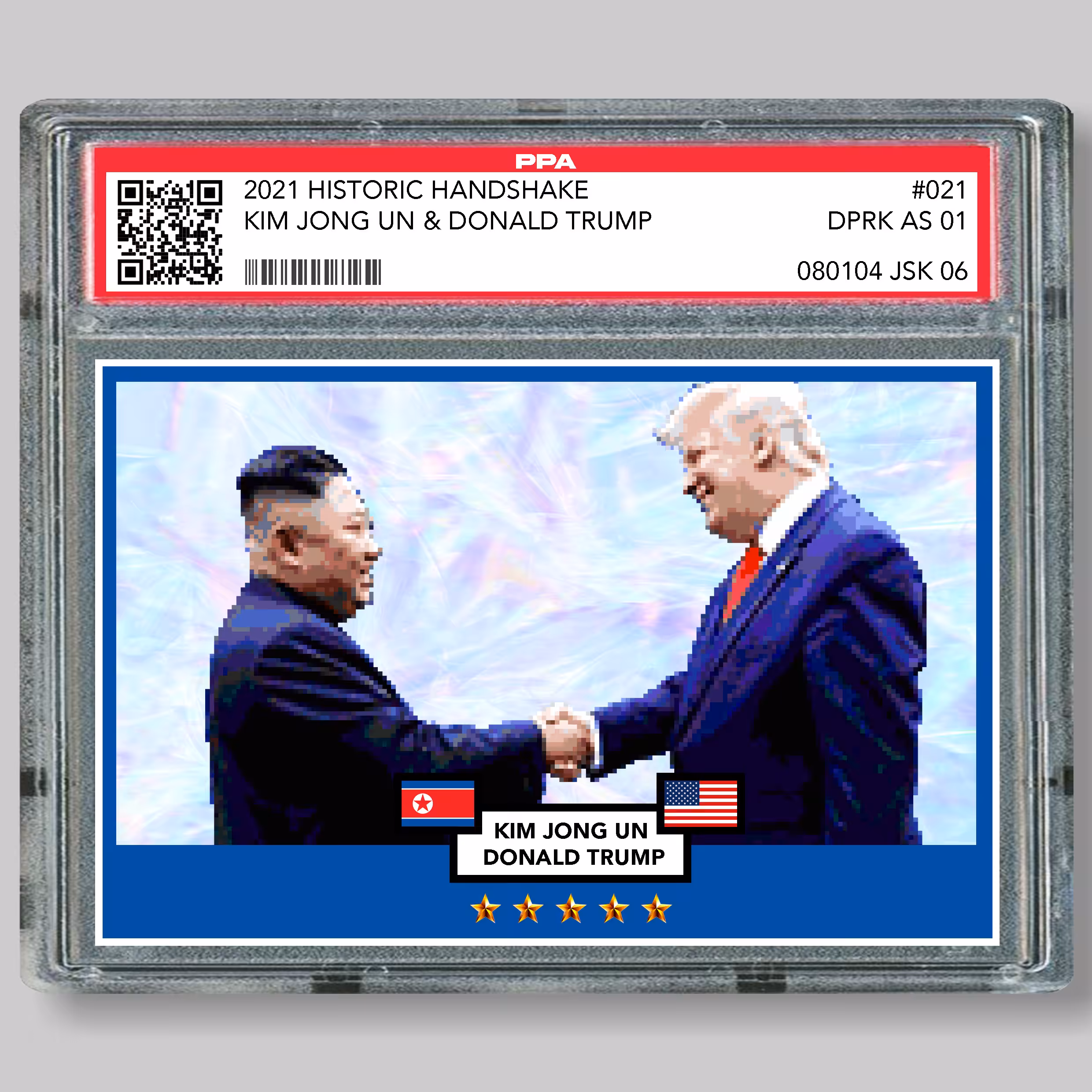 021 HISTORIC HANDSHAKE: Donald Trump and Kim Jong Un