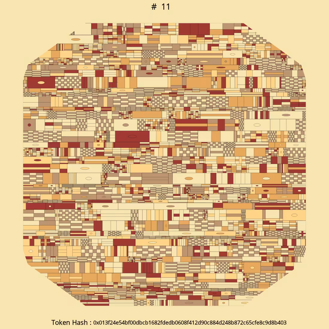 Abstracte Raster:The last piece #11