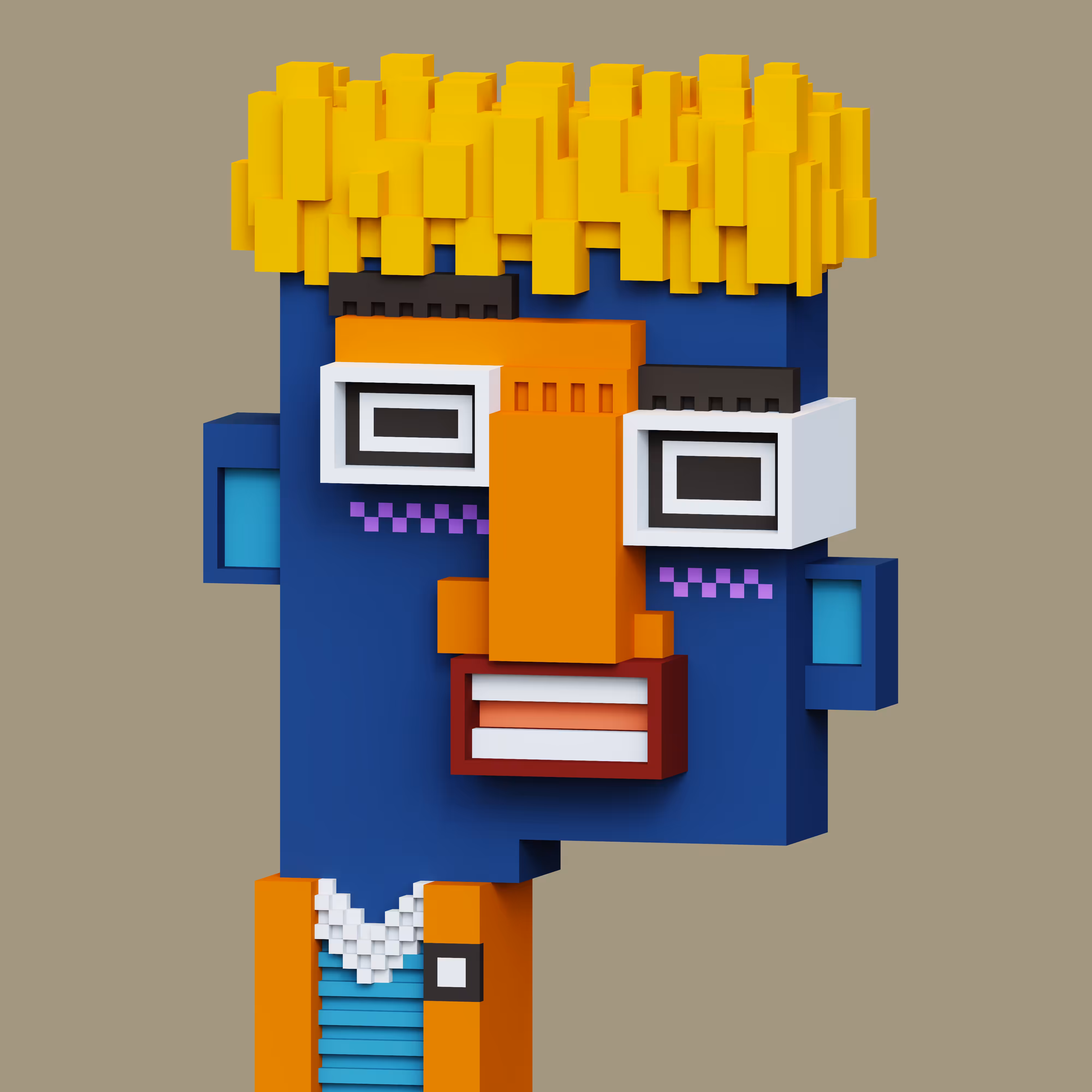 Pop Cubism Voxel 36