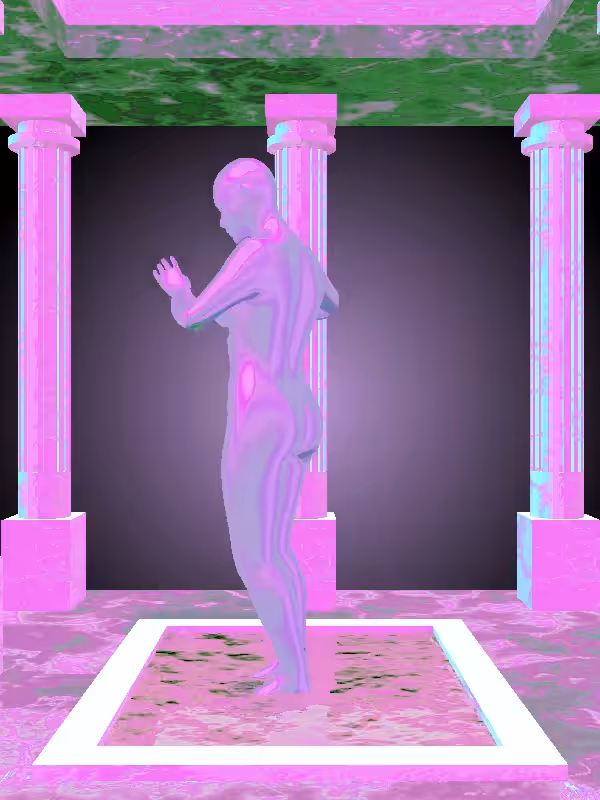 HeavenComputer: The Robotic Blue Sky Woman #2791