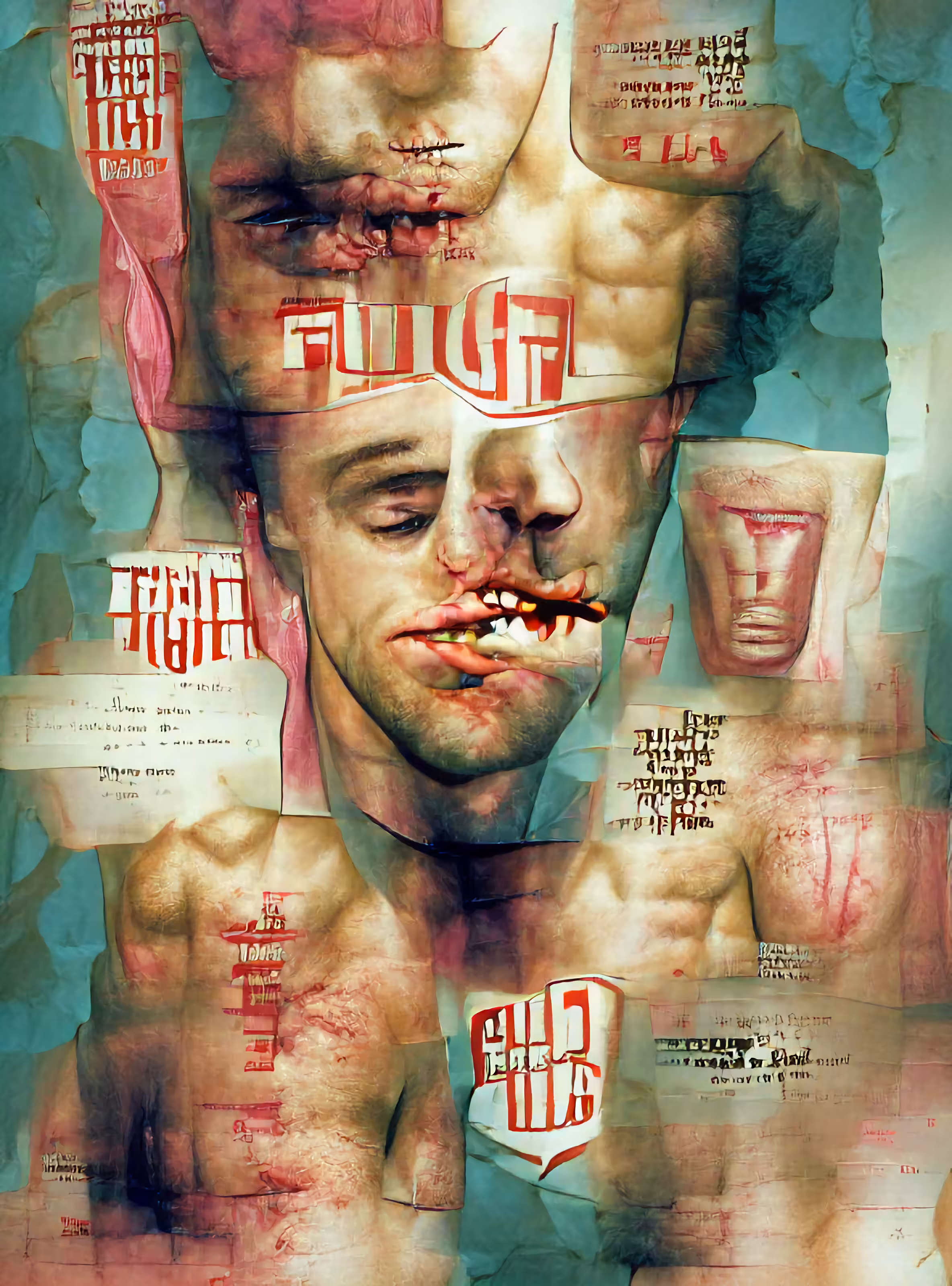 AI Fight Club Movie Poster #1