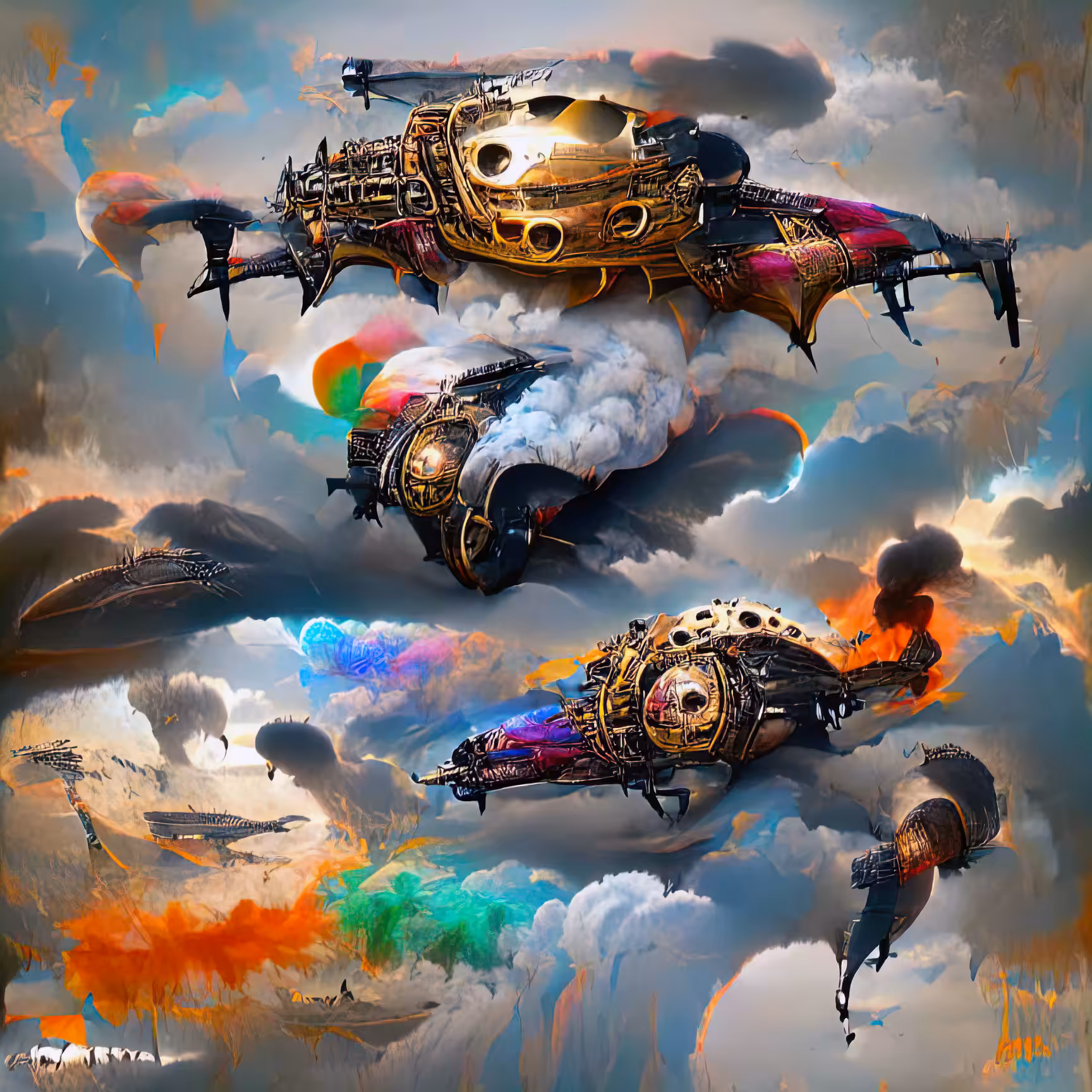 Outerspace Steampunk 206/501