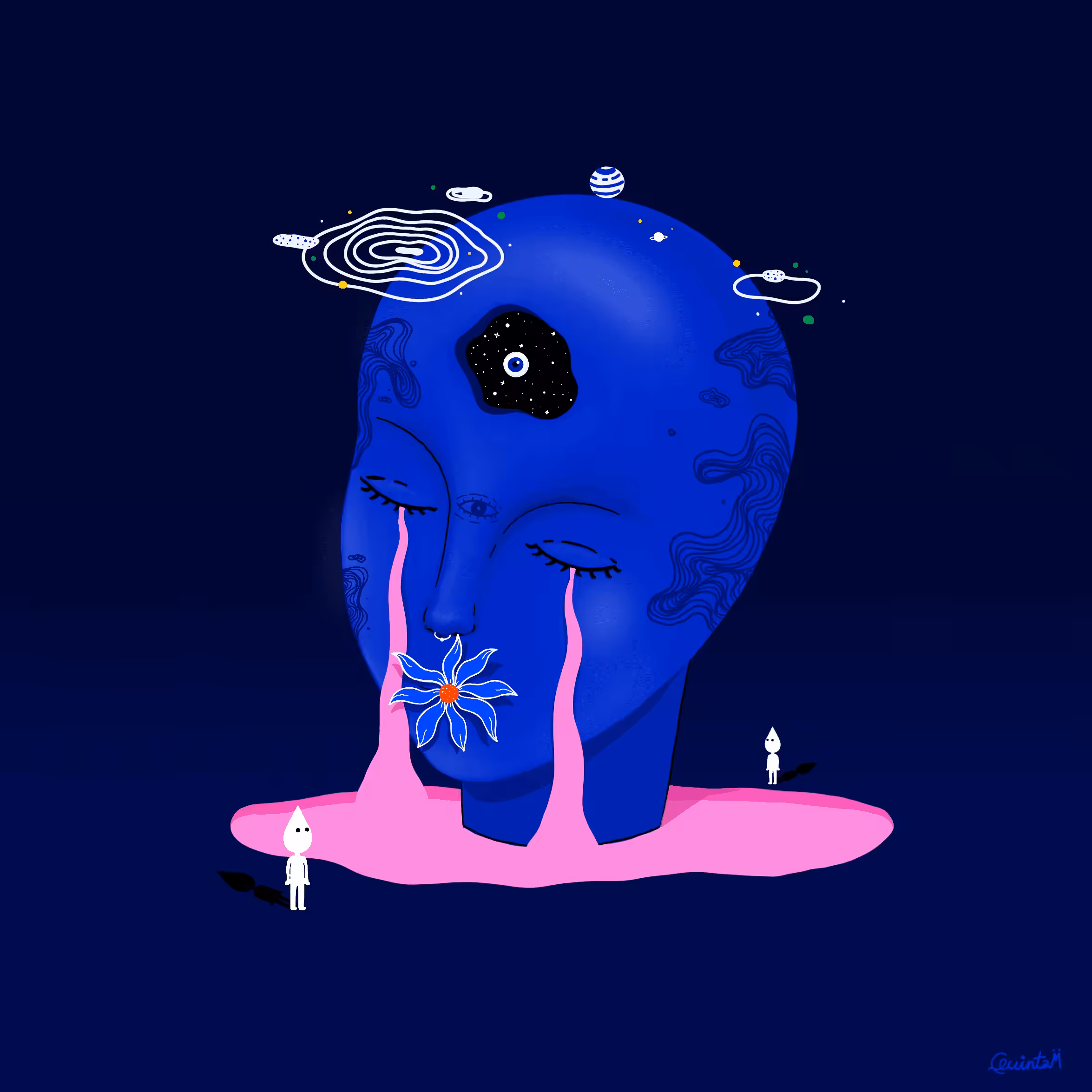 • A pond of tears •