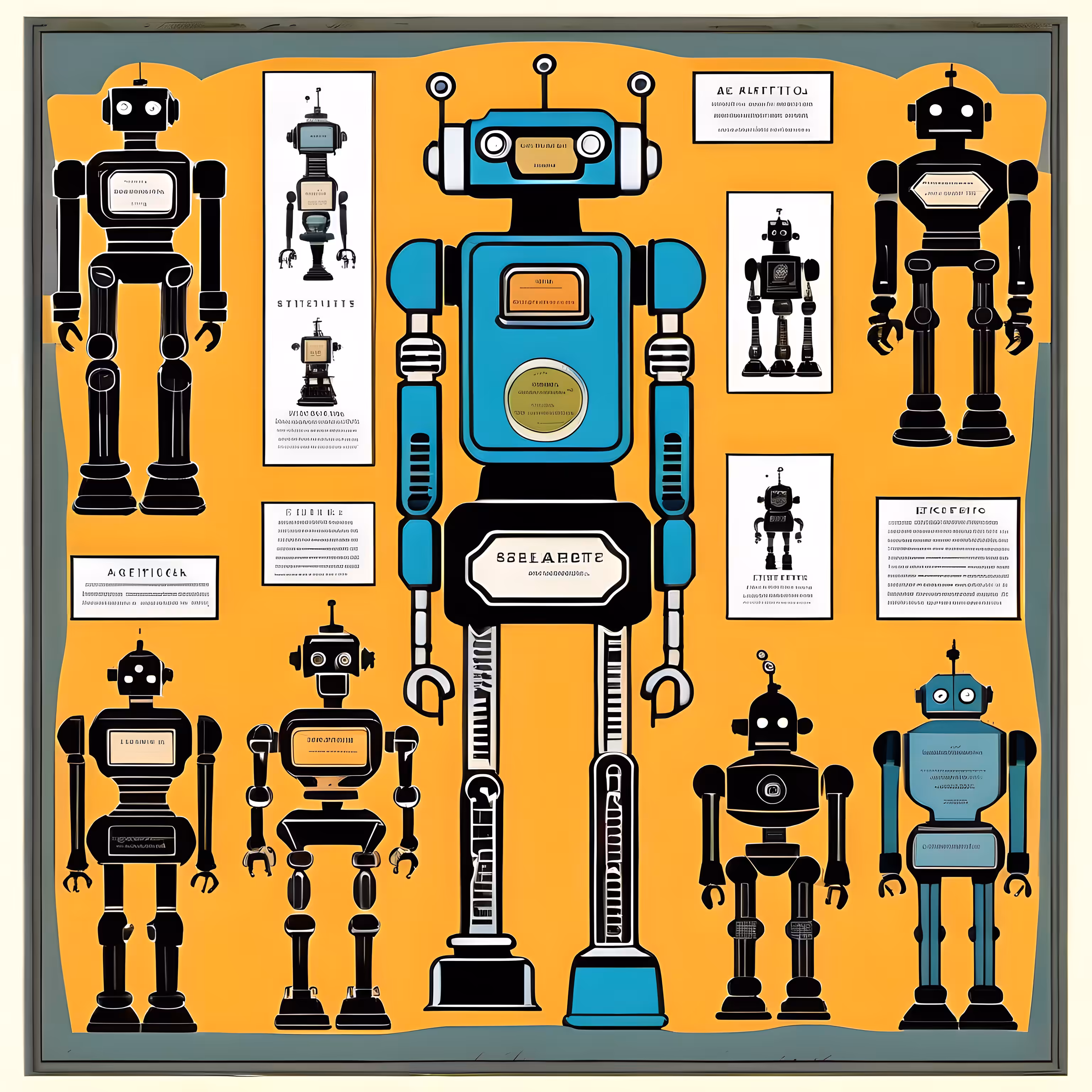 STUDIES ON ROBOTS - 20TH CENTURY #3
