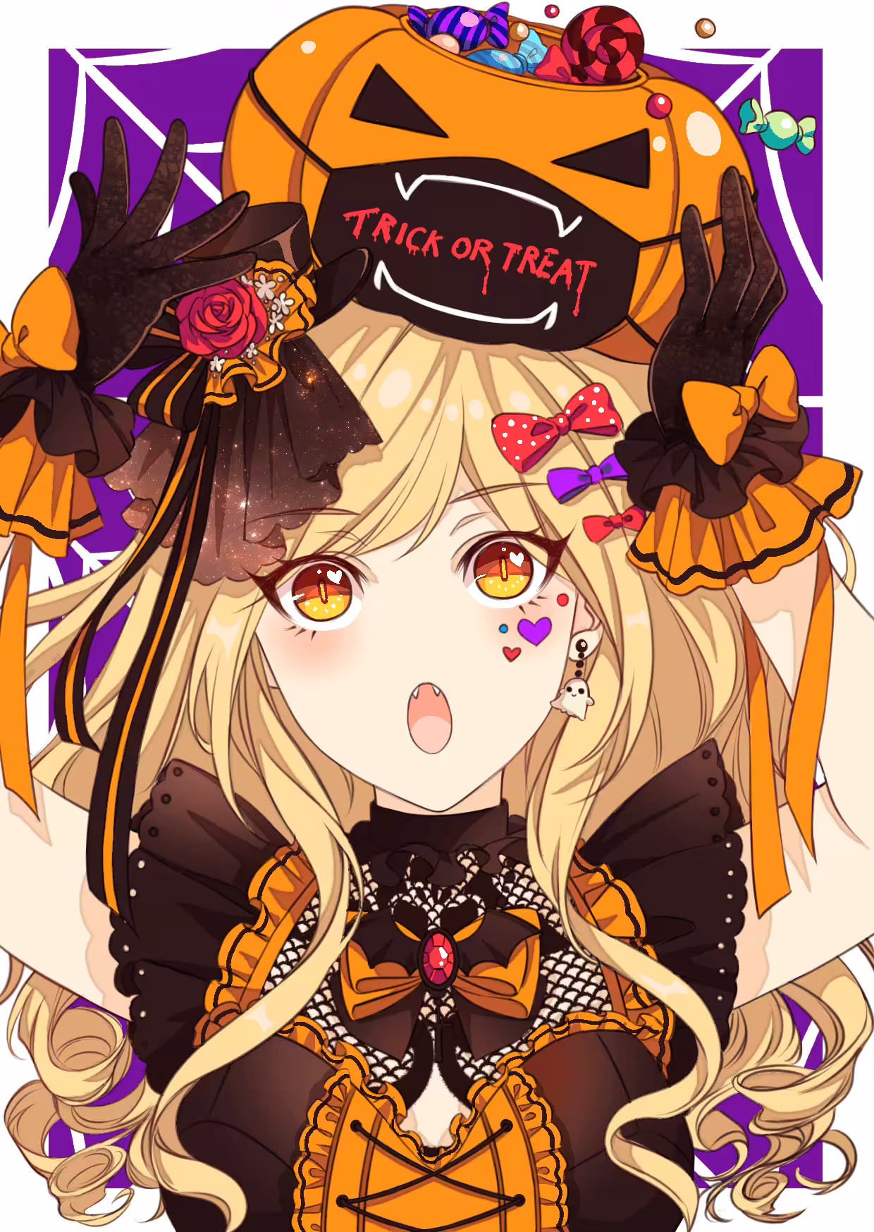 #002 Lolita girl with halloween