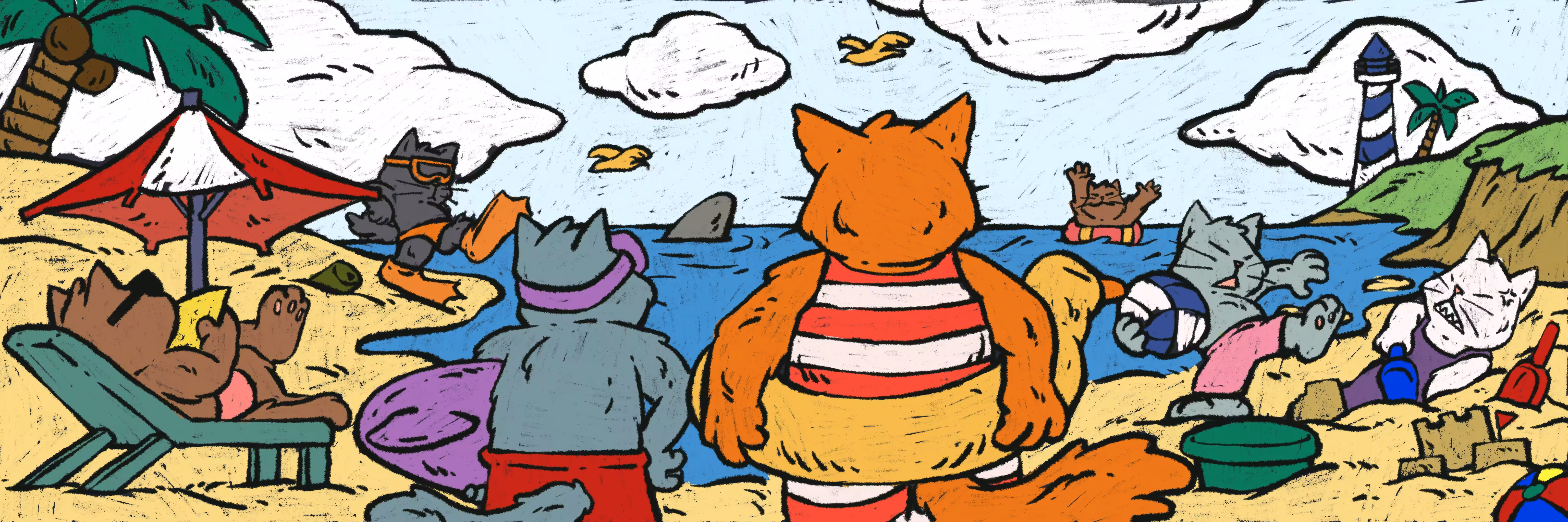Mew of a beach!