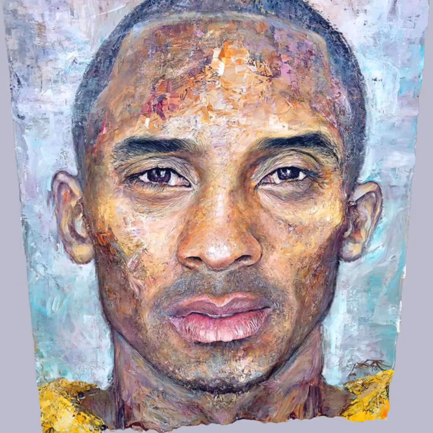 Kobe Bryant's Unique 3D Painting.