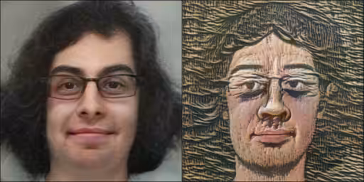 Woodcut Self Portrait