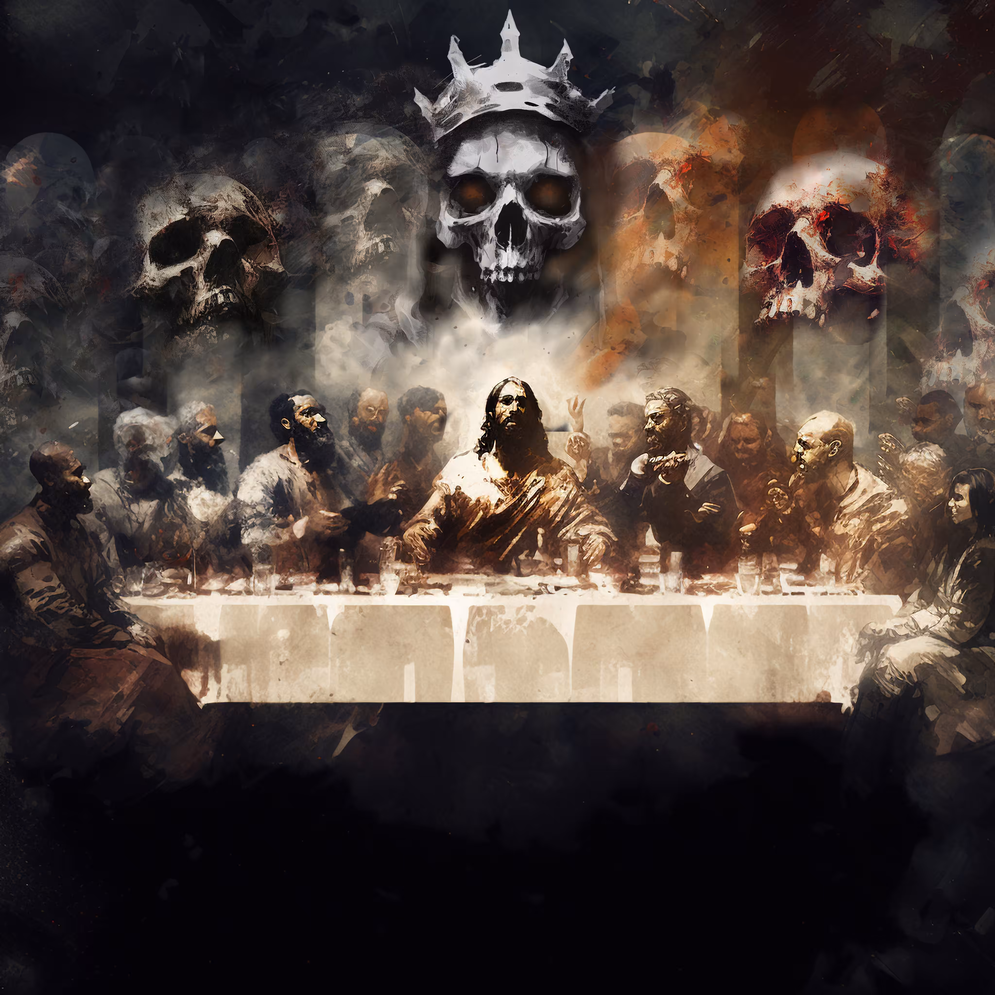The table