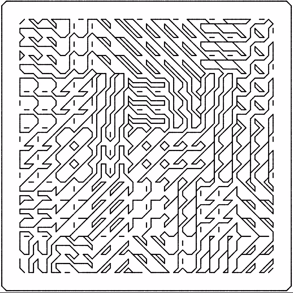 Diagonal Font #20