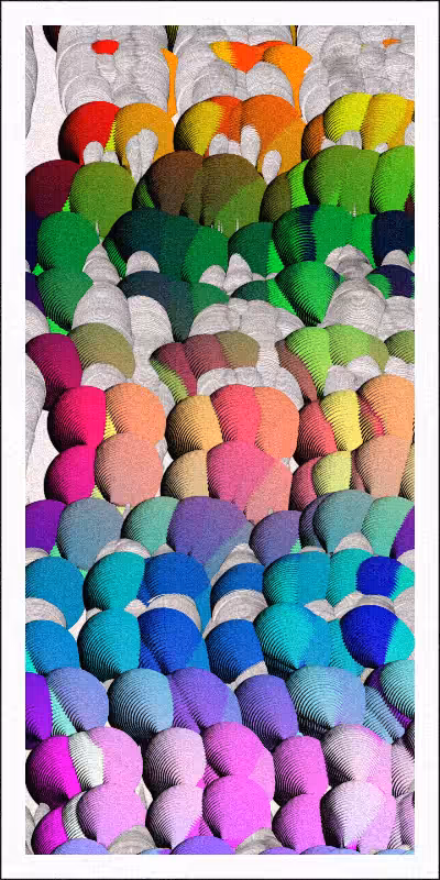 Balloon Field on Clouds #3