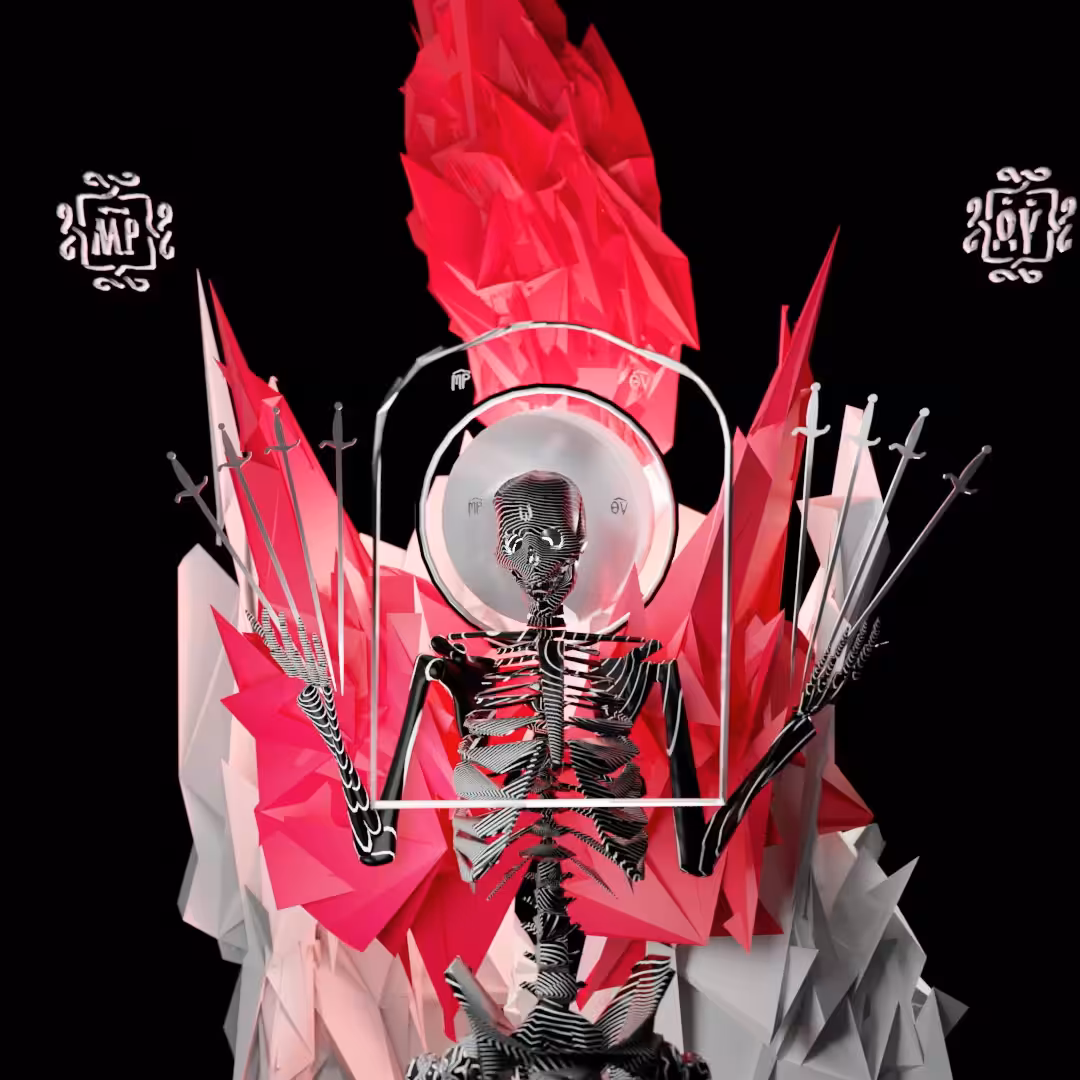 CYBER ICON 2# deep pink bone 