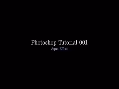 Photoshop Tutorial 001