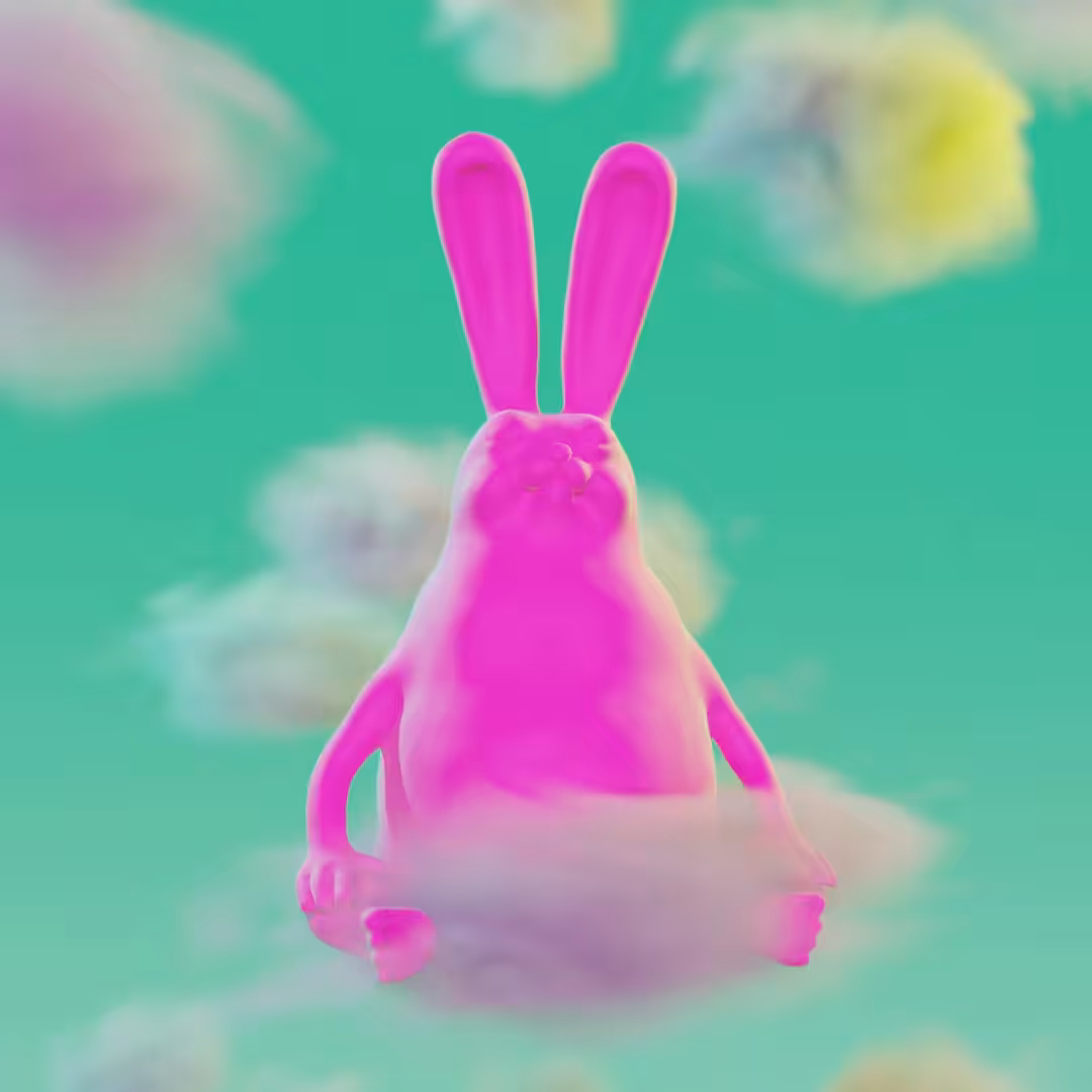 "BE HARE NOW" #FF0095