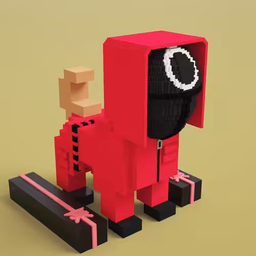 Squid Game x DogeBits 3d
