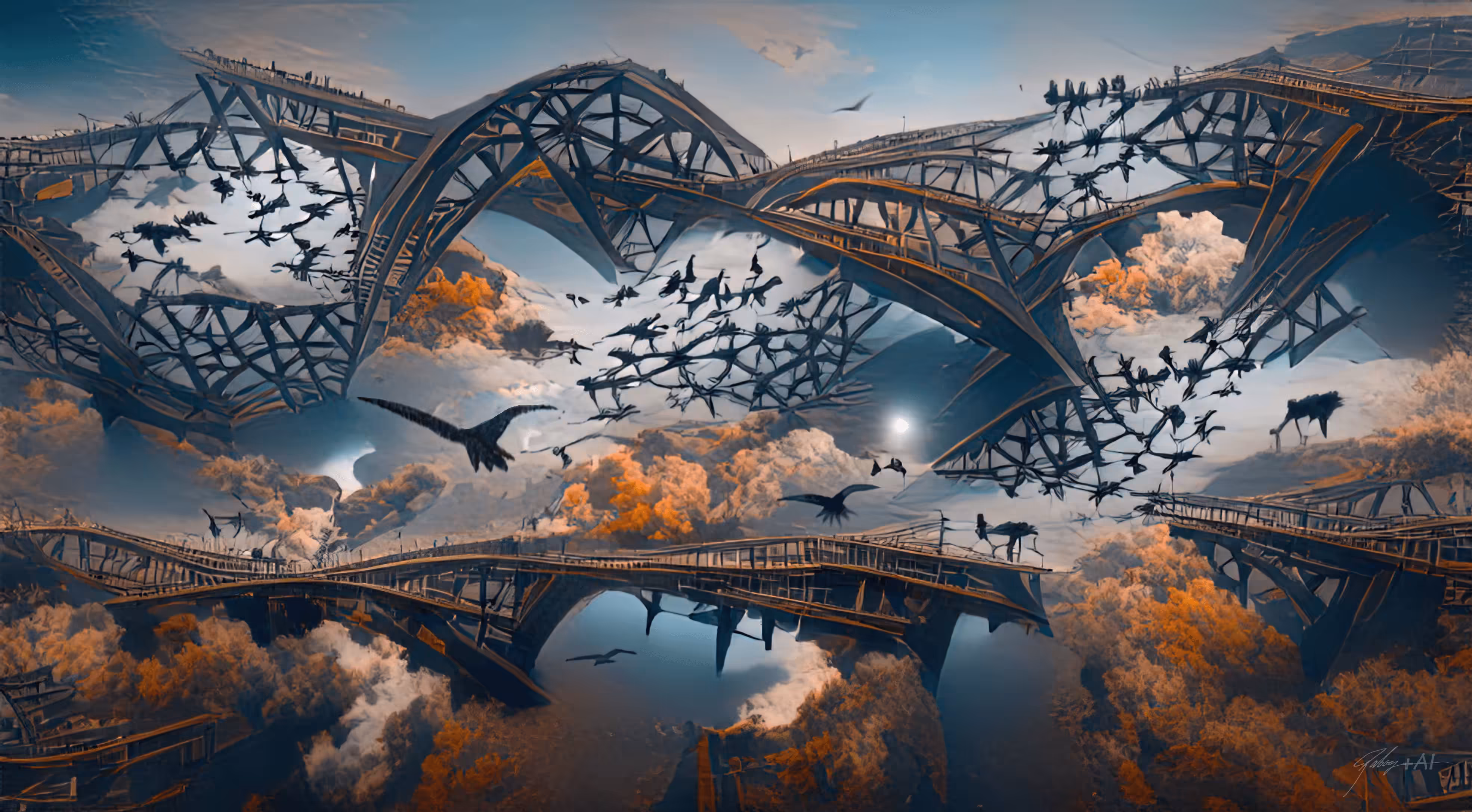 4 dimensional Bridges to eternity