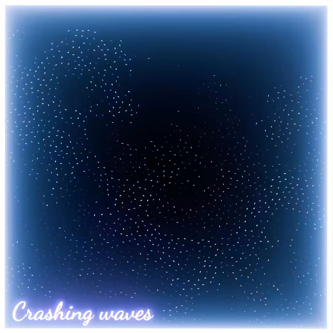Crashing waves