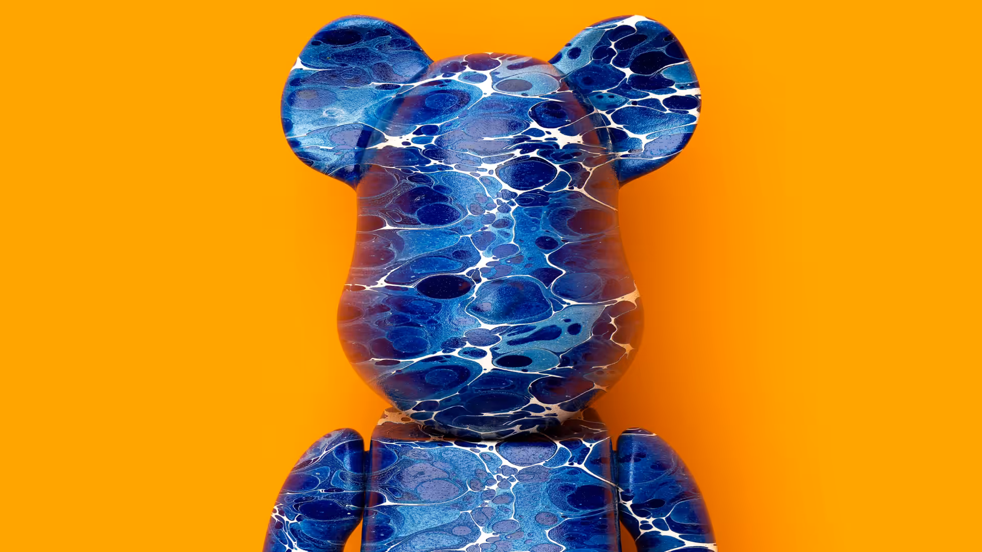 Series 2 - Blue pattern Be@rbrick
