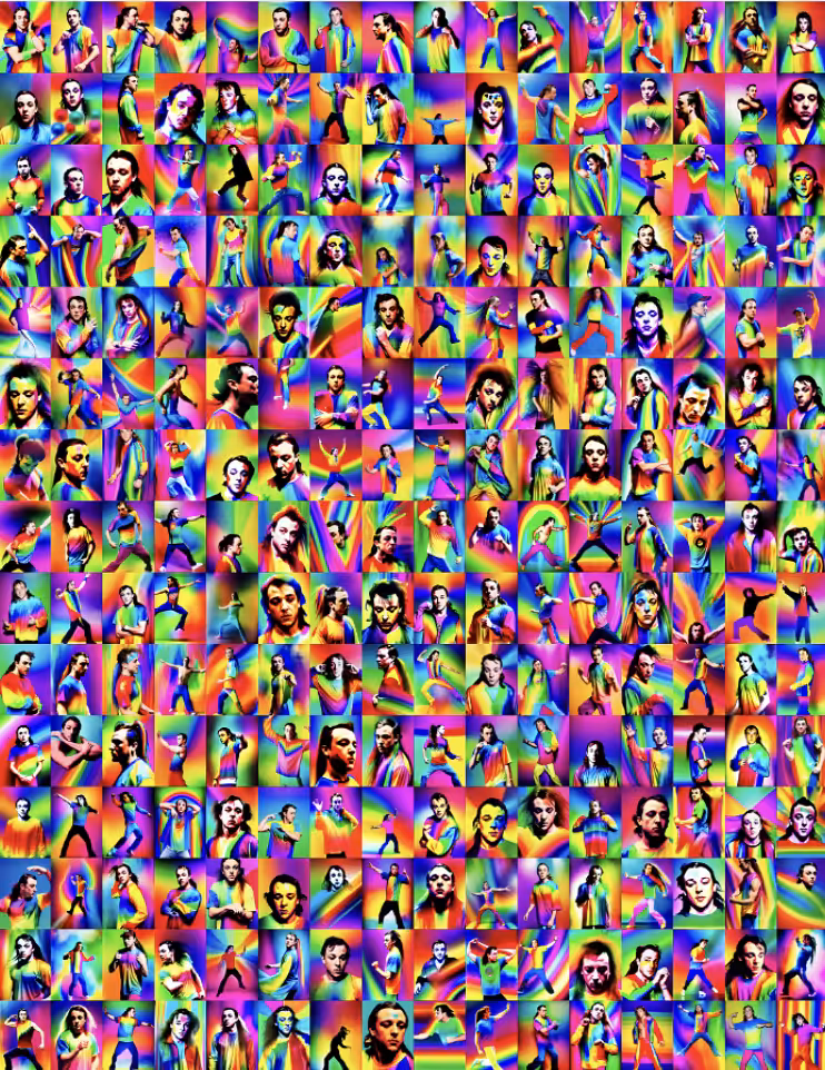 Zorb Blotter Art - Psychedelic Workout Instructor Edition
