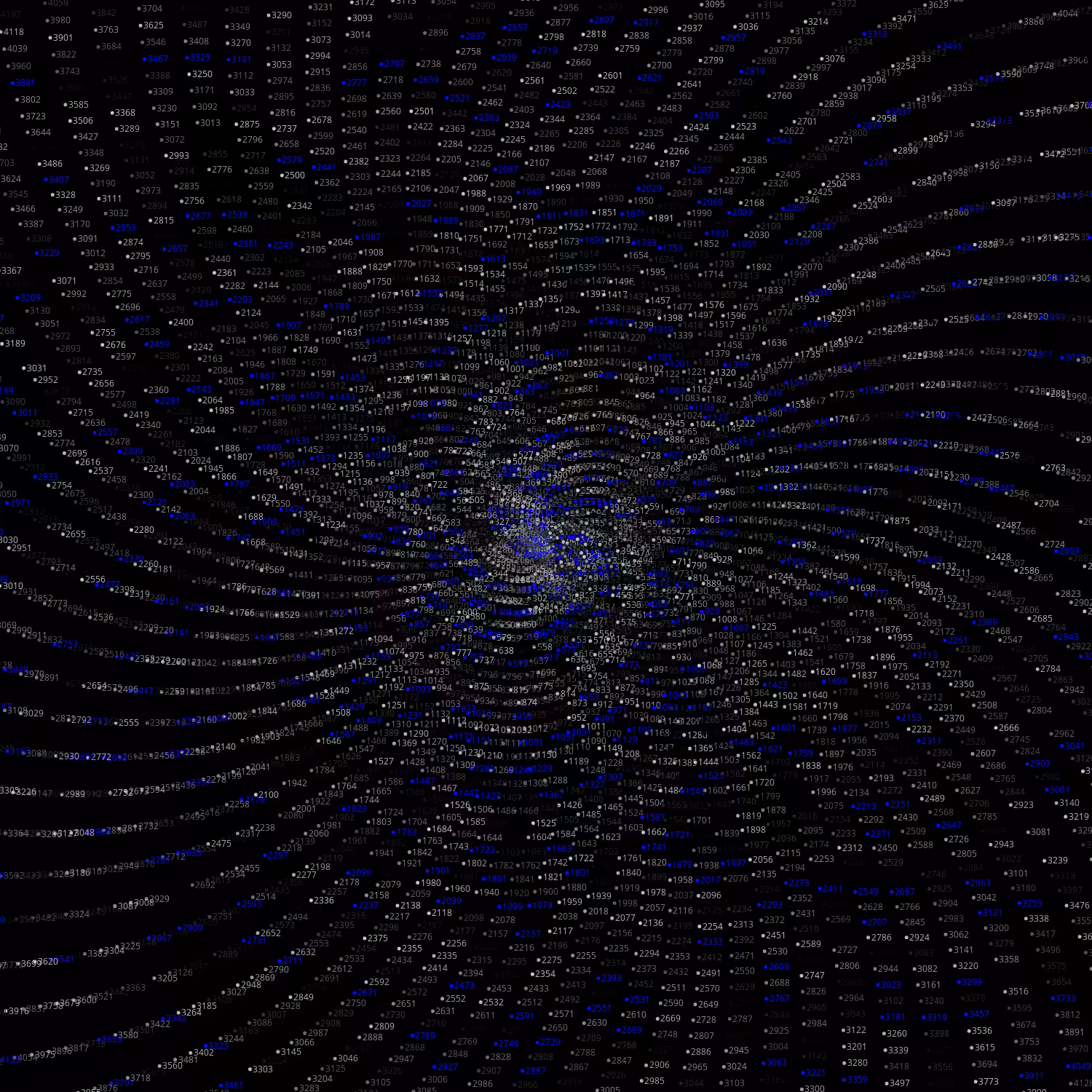 Polar Plot of Numbers #84