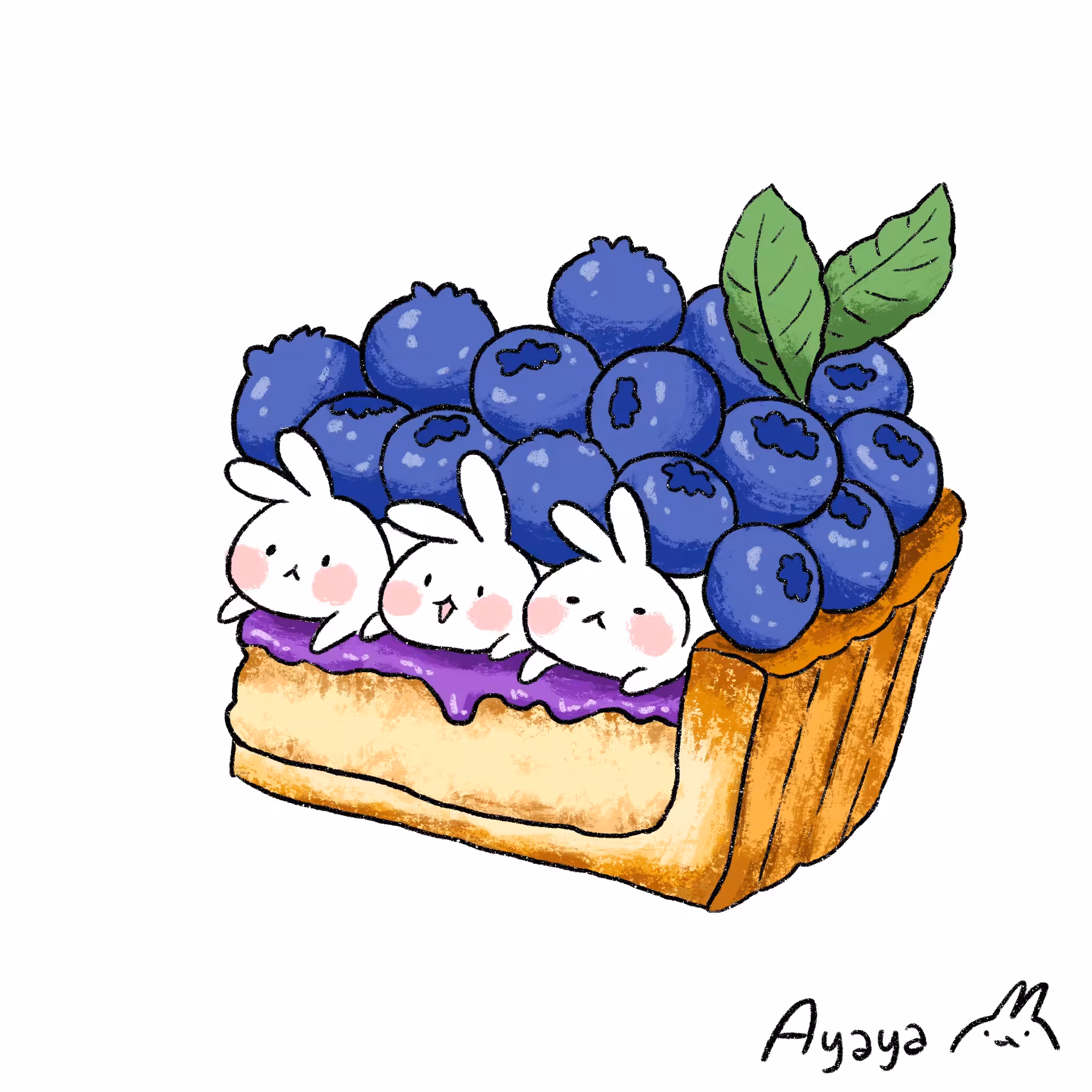 Ayaya Blueberry Cheese Tart #0003