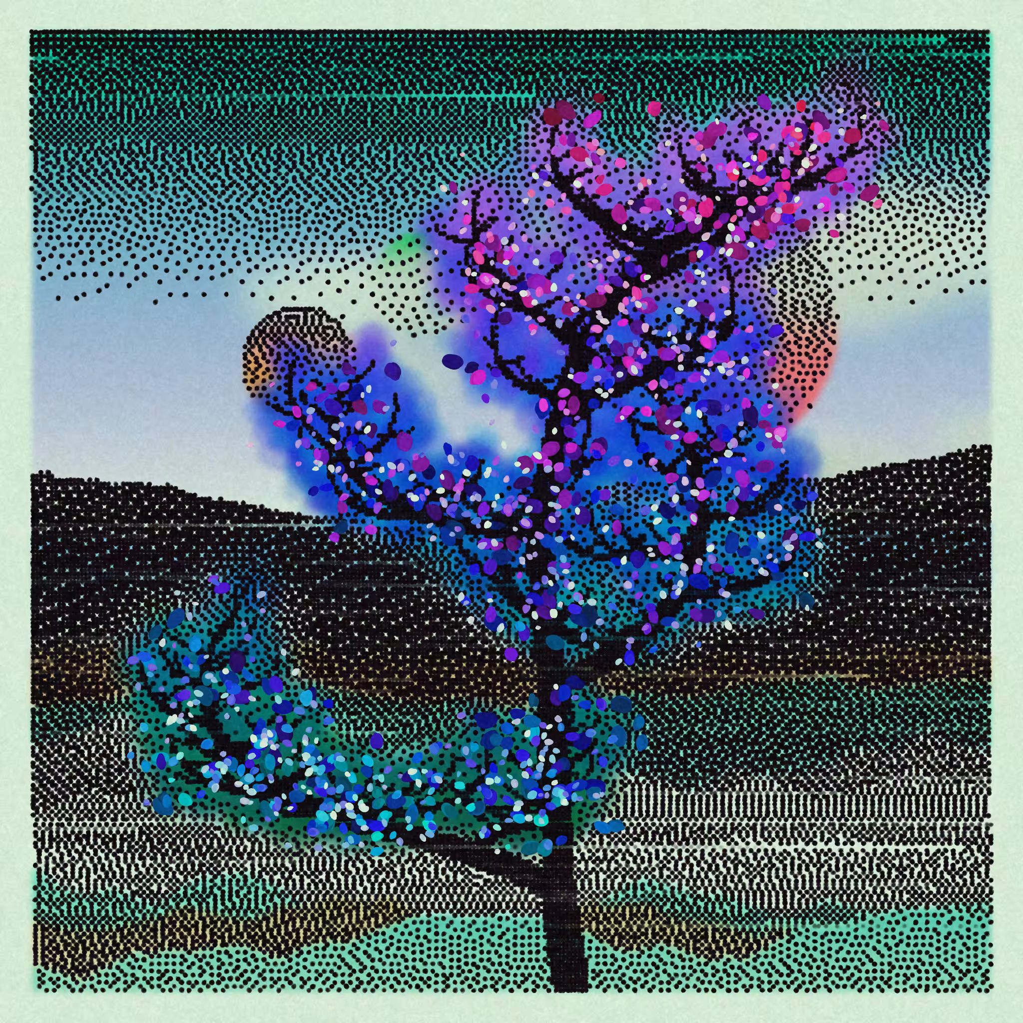 Dithered Branches #8